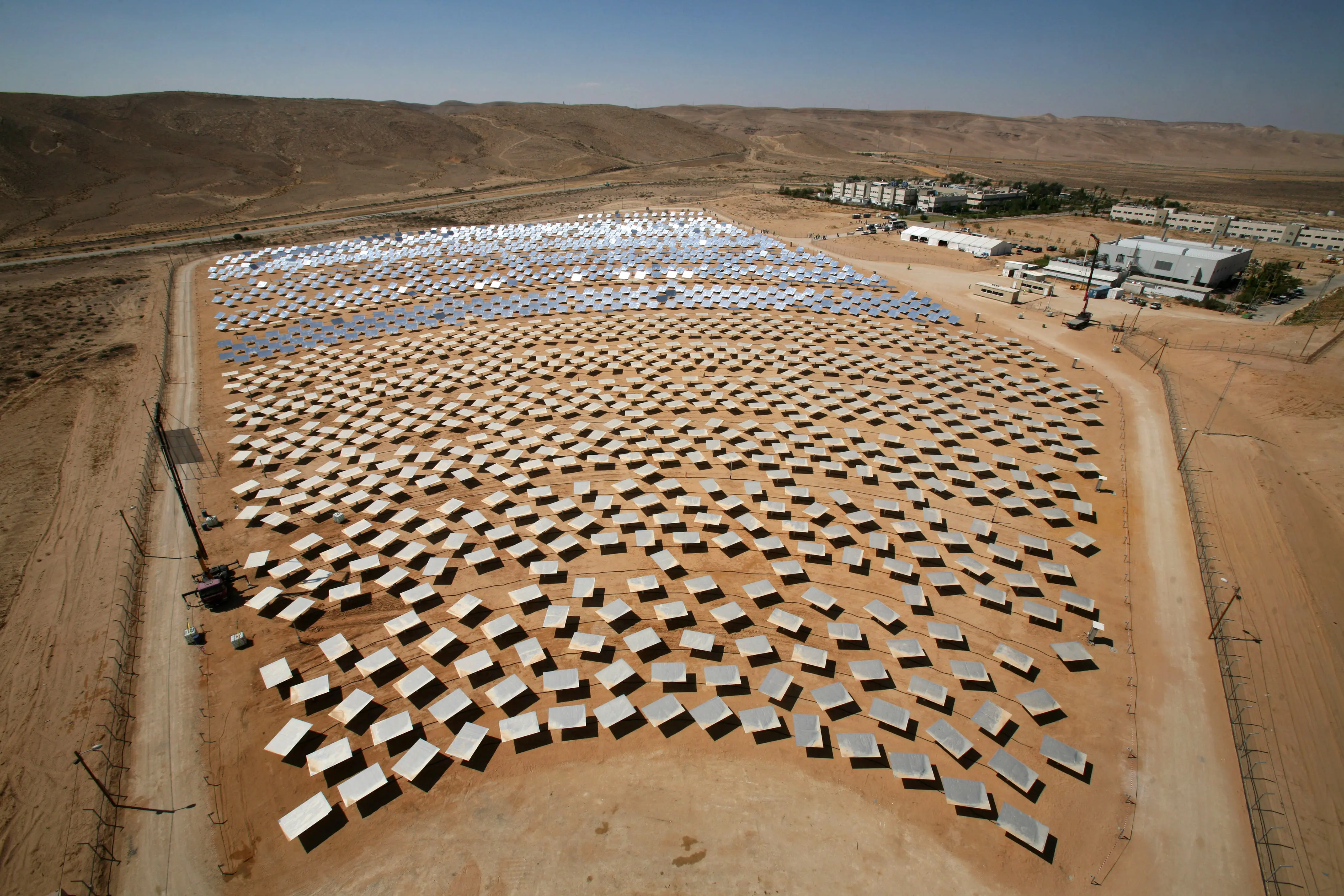 Solar energy development centre in Rotem industrial parK (Image via Getty)