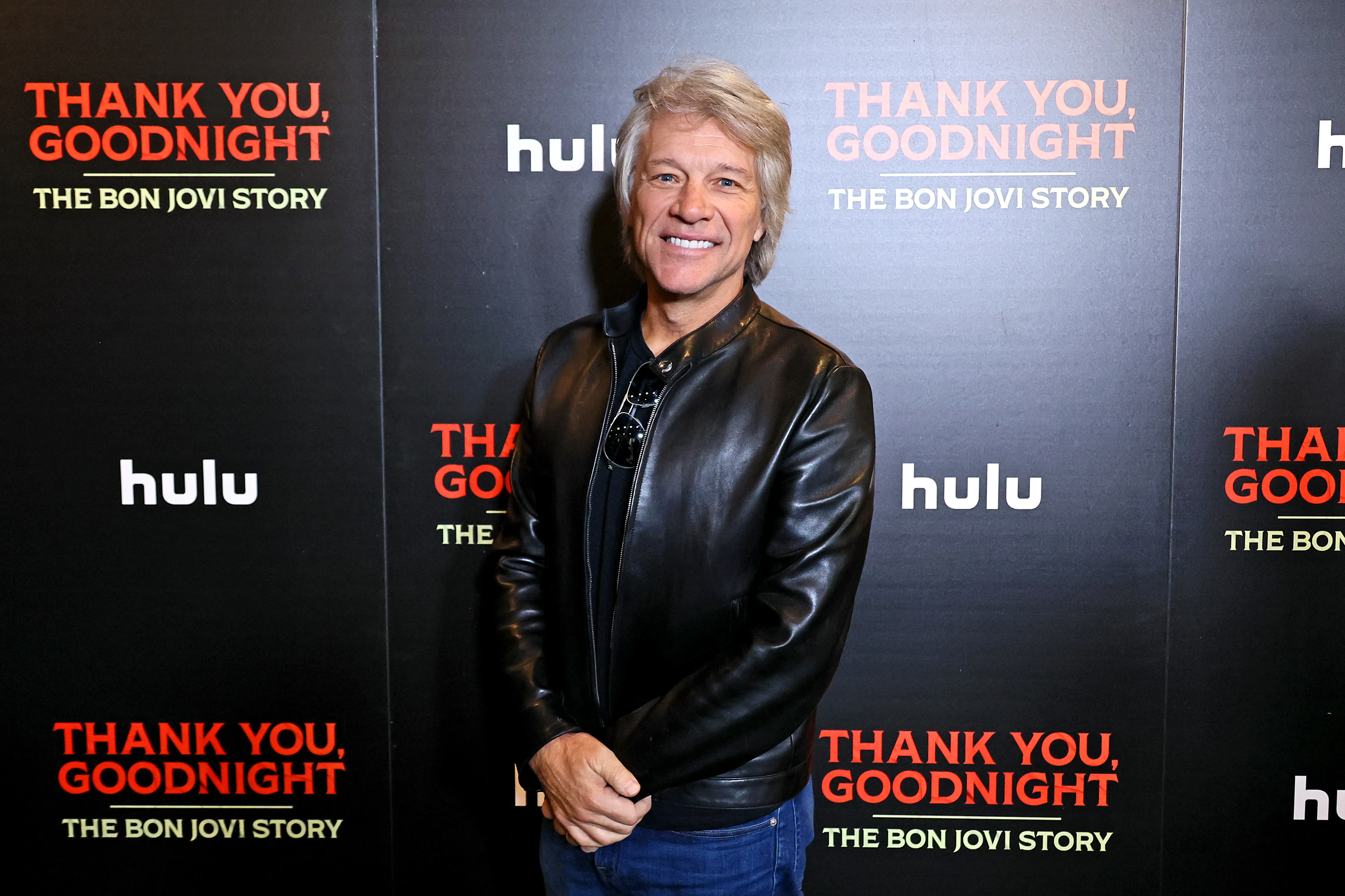 NEW YORK, NEW YORK - APRIL 25: Jon Bon Jovi attends the "Thank You Goodnight: The Bon Jovi Story" Special Screening at iPic Fulton Market on April 25, 2024 in New York City. (Photo by Theo Wargo/Getty Images)