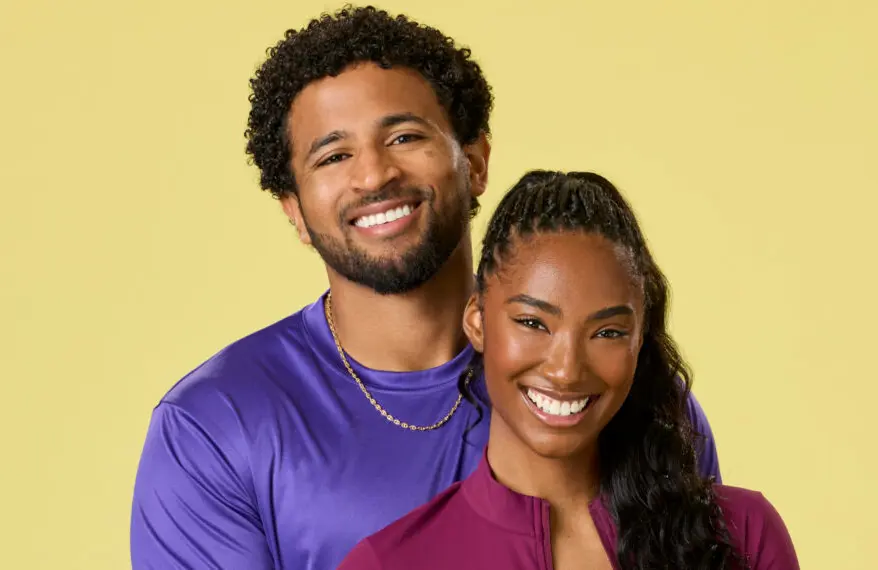 Kyland &amp; Taylor from The Amazing Race 38 (Image via Sonja Flemming/CBS)