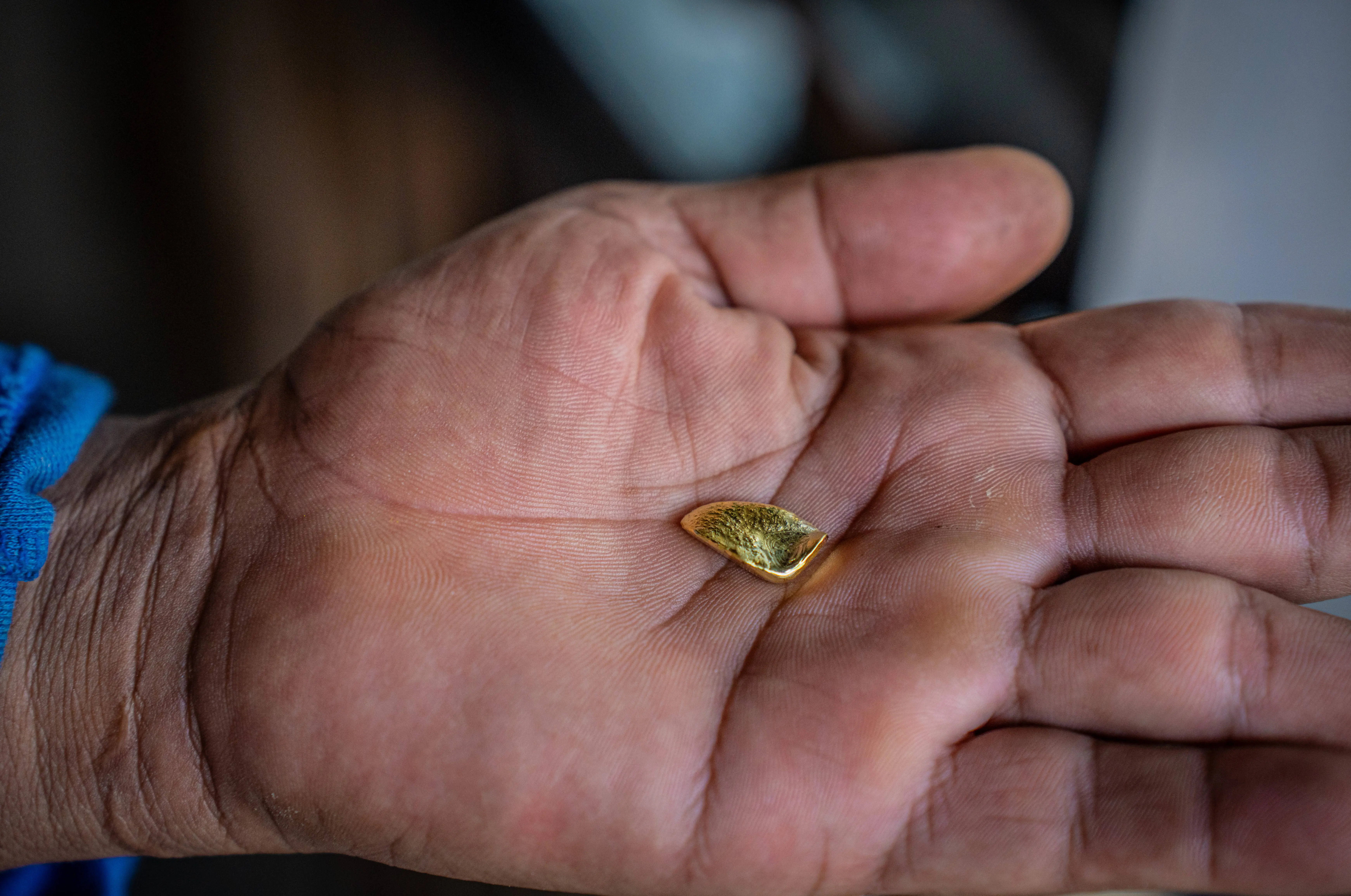 Gold extracted from the material processed in the Marmato plants (Photo for reference, Image via Getty)