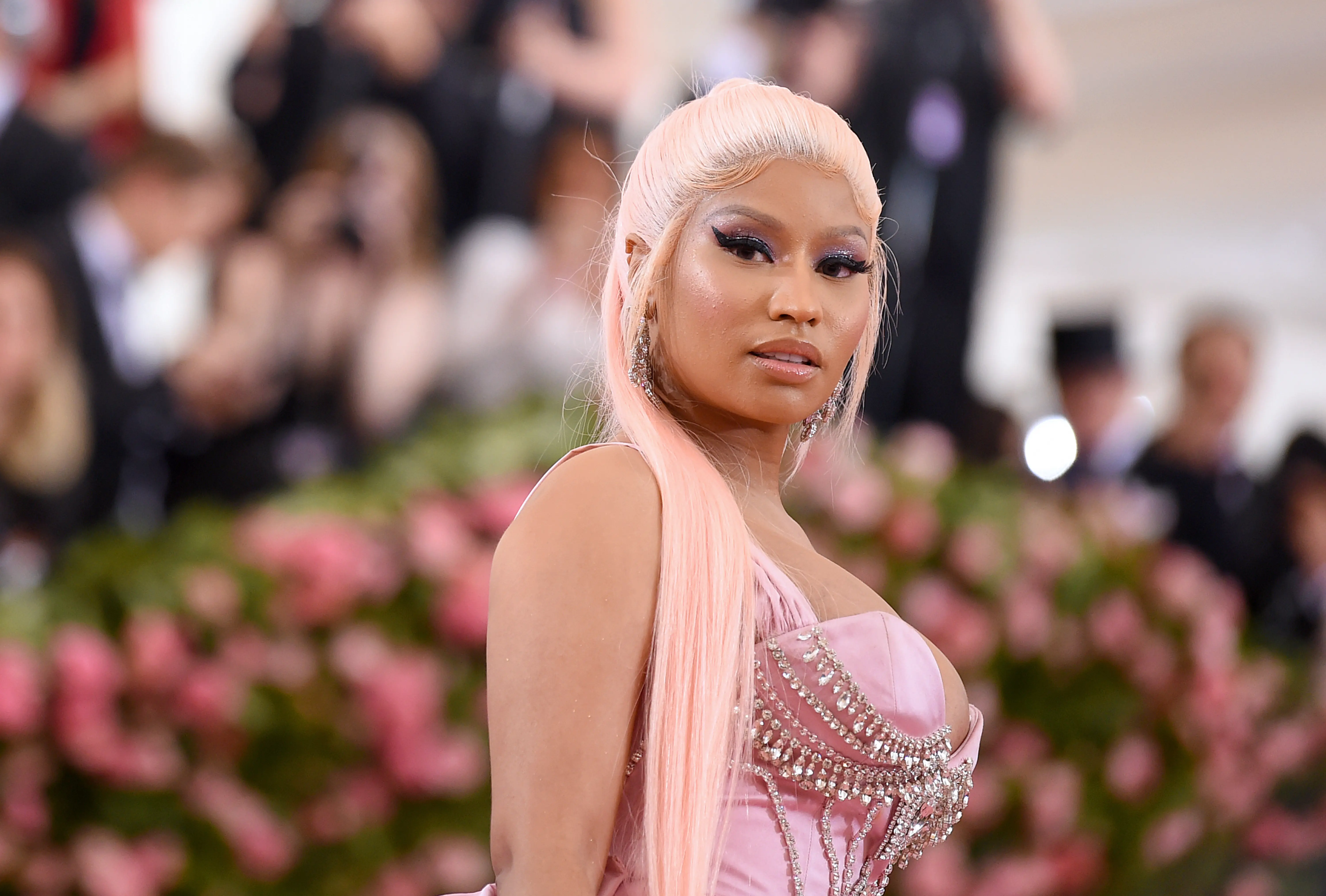 Nicki Minaj attends The 2019 Met Gala Celebrating Camp: Notes on Fashion at Metropolitan Museum of Art on May 06, 2019 in New York City. (Photo by Jamie McCarthy/Getty Images)