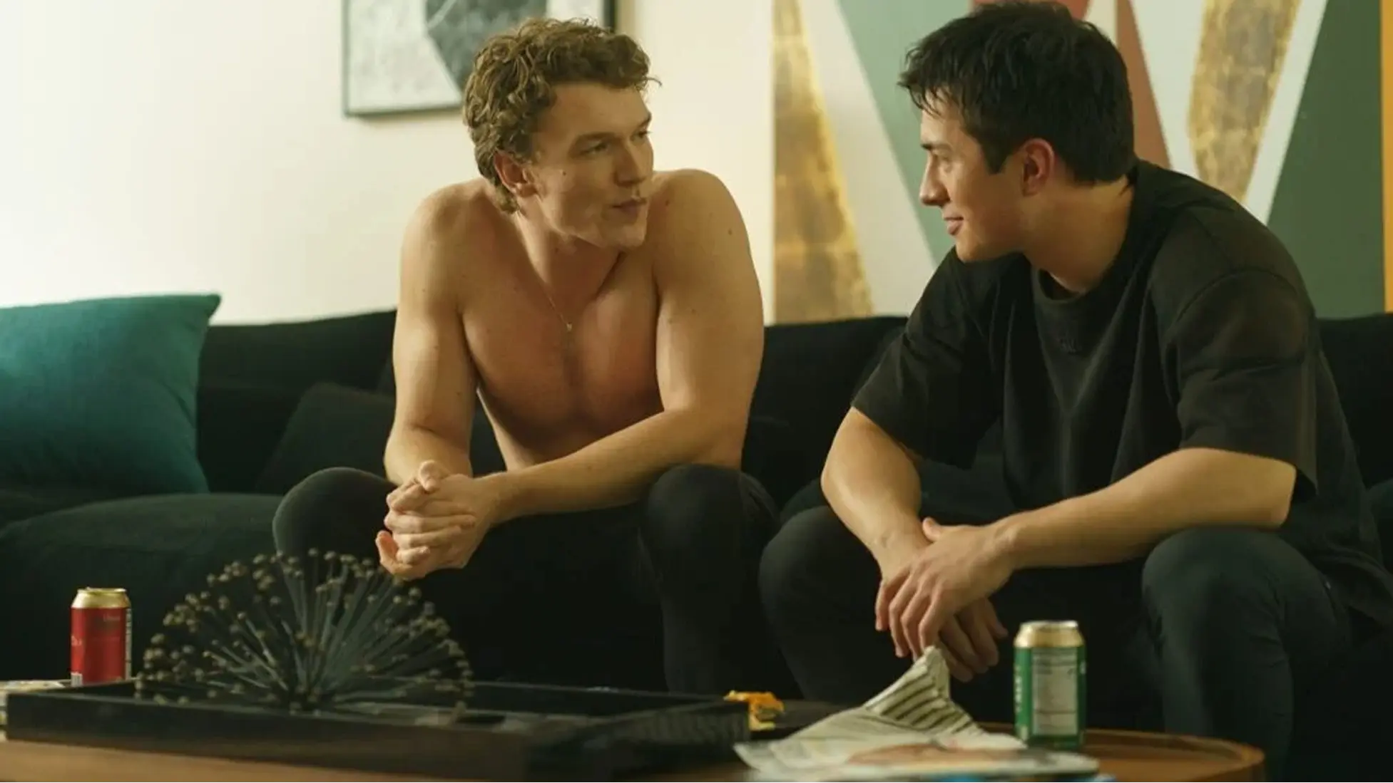 Shane and Ilya share a rare quiet moment in Episode 4, Rose, before everything turns complicated again. Image via HBO.