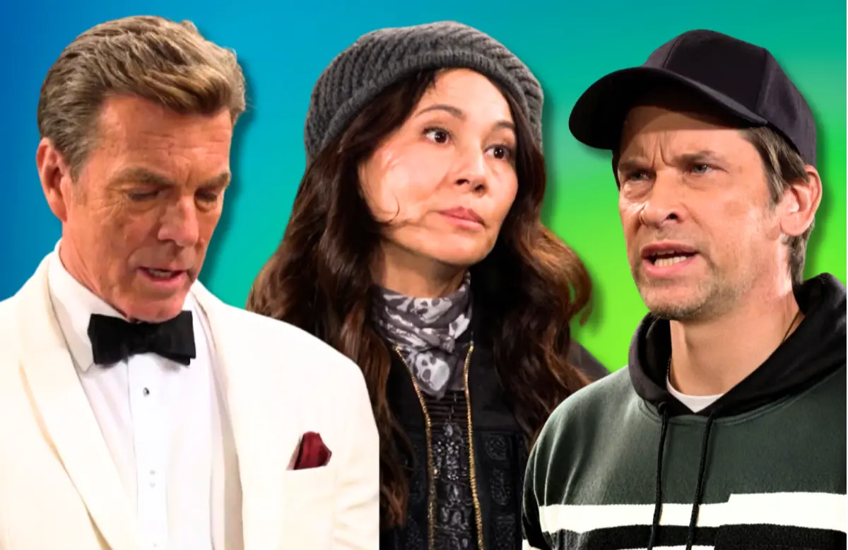 Jack, Annie and Mitch/Matt of The Young and the Restless [Custom cover edited by Primetimer. Original Images © CBS]