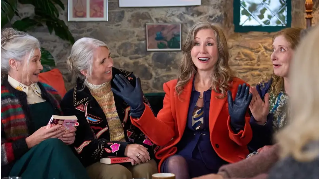 Mary McDonnell as Delilah in The Twelve Dates 'Til Christmas (Image via Instagram/@theladybam)