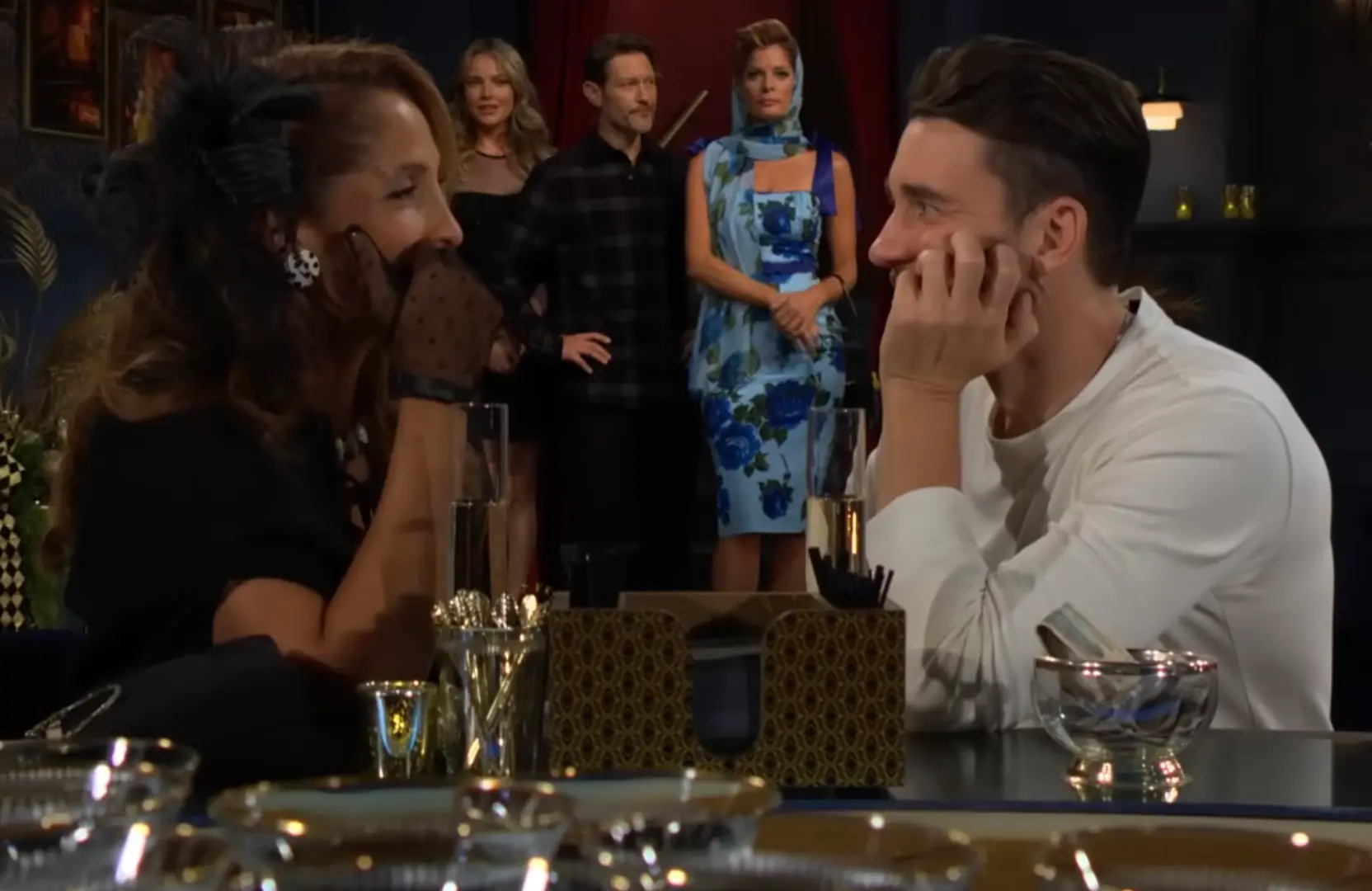 Lily Winters and Cane Ashby (Image via YouTube / Y&amp;R INSIDER)