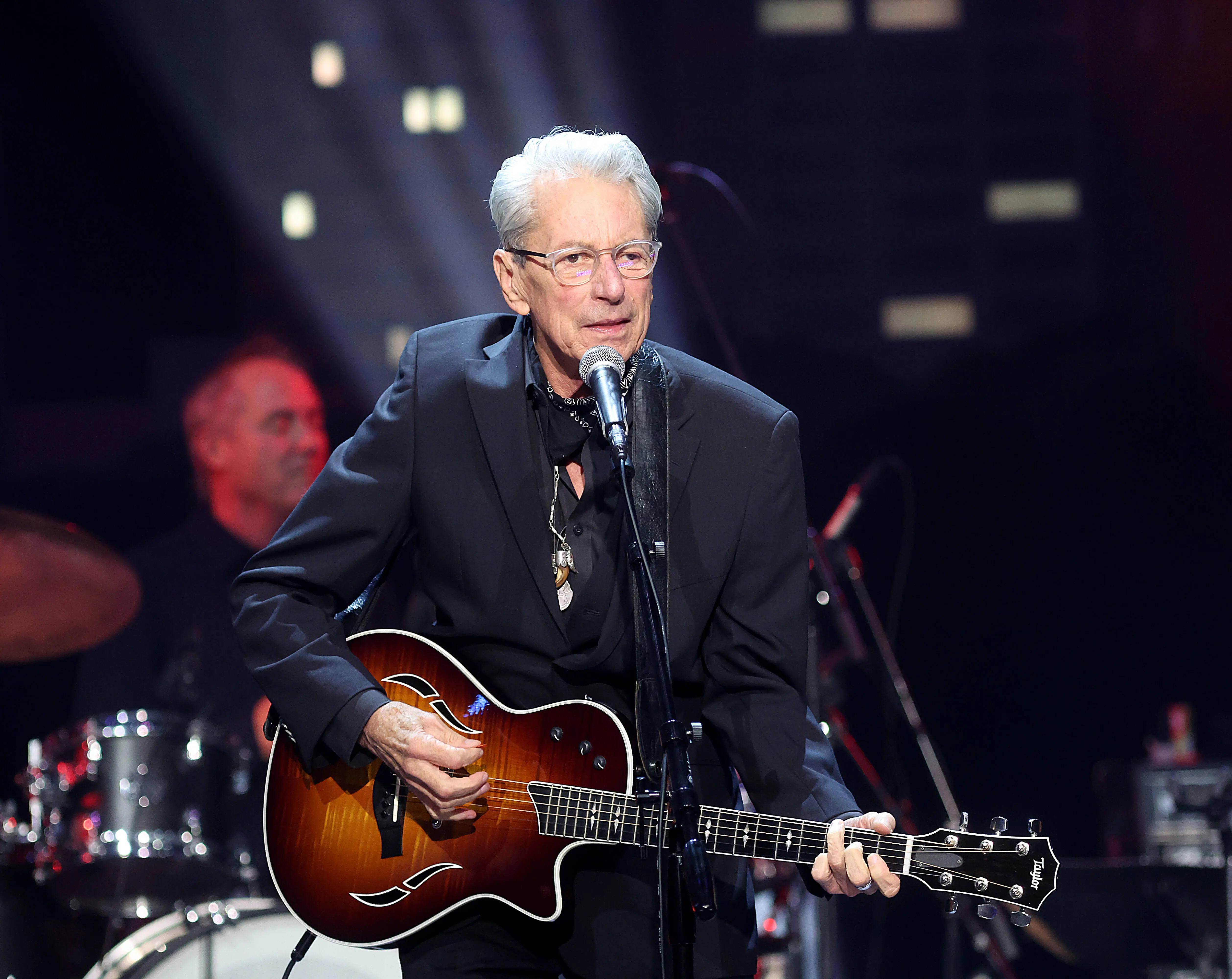 Honoree Joe Ely performs in concert during the 2022 Austin City Limits Hall Of Fame Induction Ceremony at ACL Live on October 27, 2022 in Austin, Texas. (Photo by Gary Miller/Getty Images)