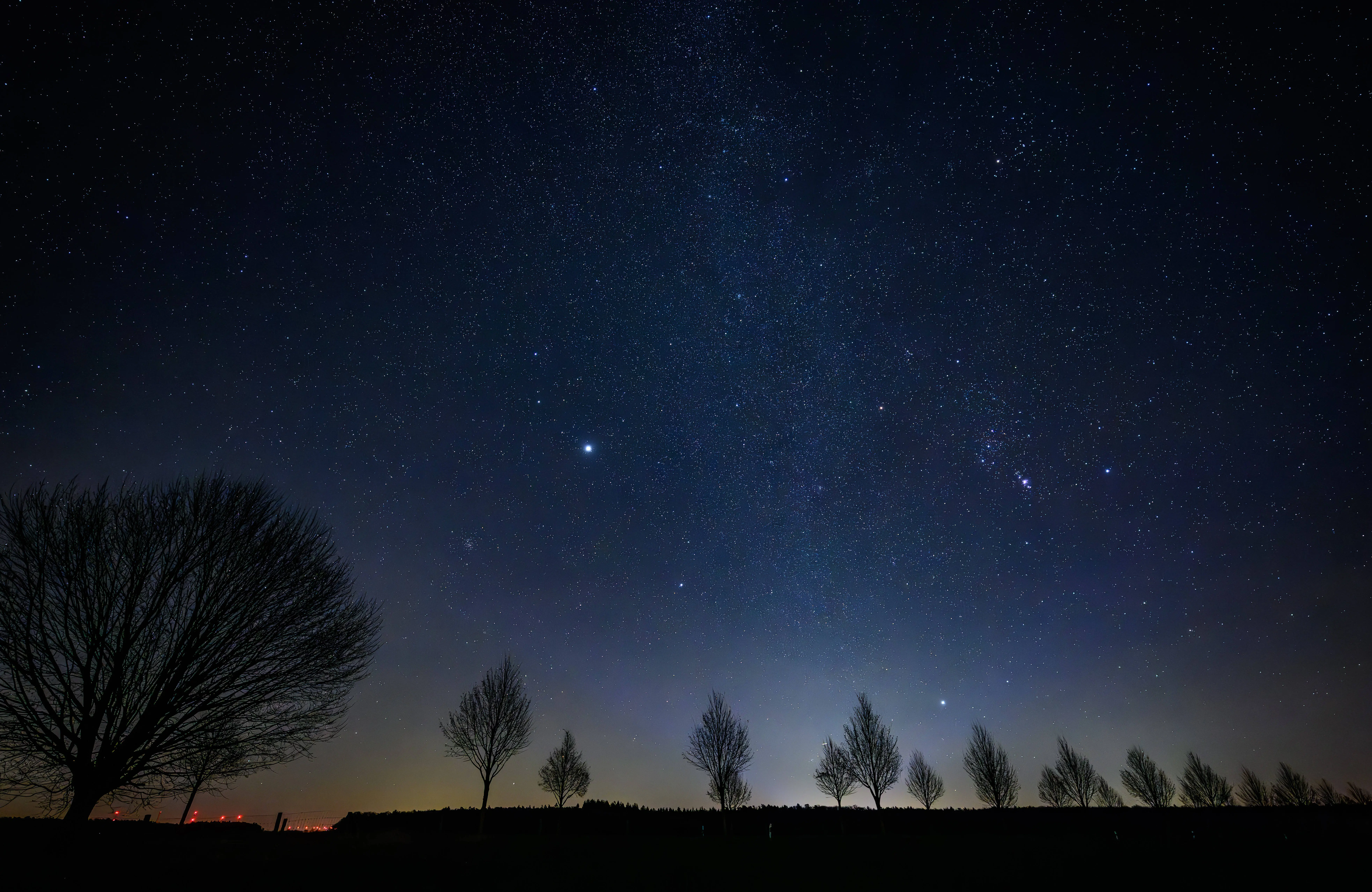 Part of the Milky Way can be seen in the starry night sky (Image via Getty)