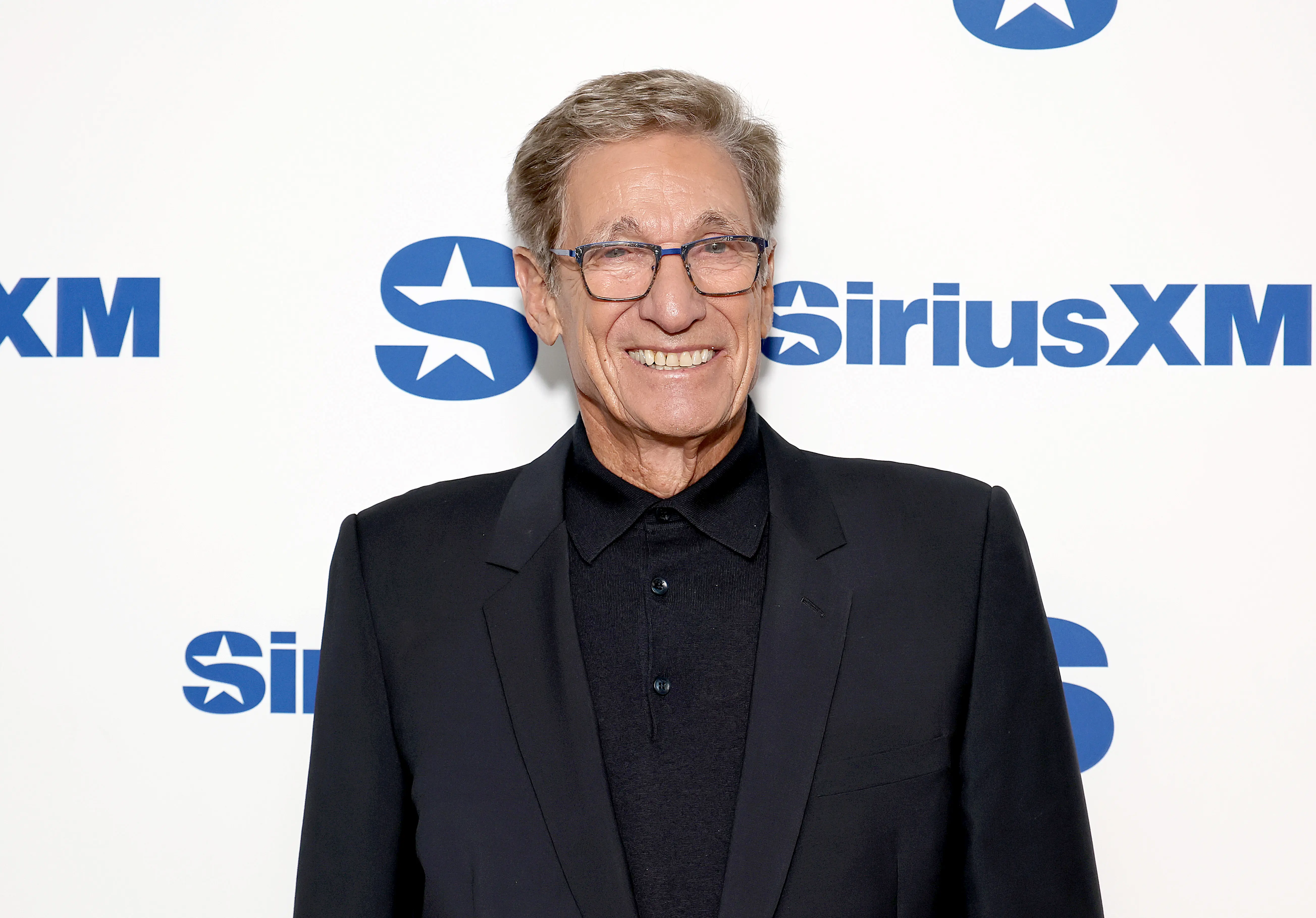 NEW YORK, NEW YORK - APRIL 29: Maury Povich visits SiriusXM at SiriusXM Studios on April 29, 2025 in New York City. (Photo by Jamie McCarthy/Getty Images)