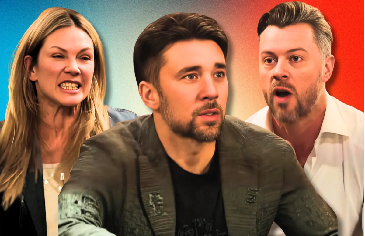 Kristen, Chad and EJ from Days of Our Lives [Custom cover edited by Primetimer. Original Images © Peacock]