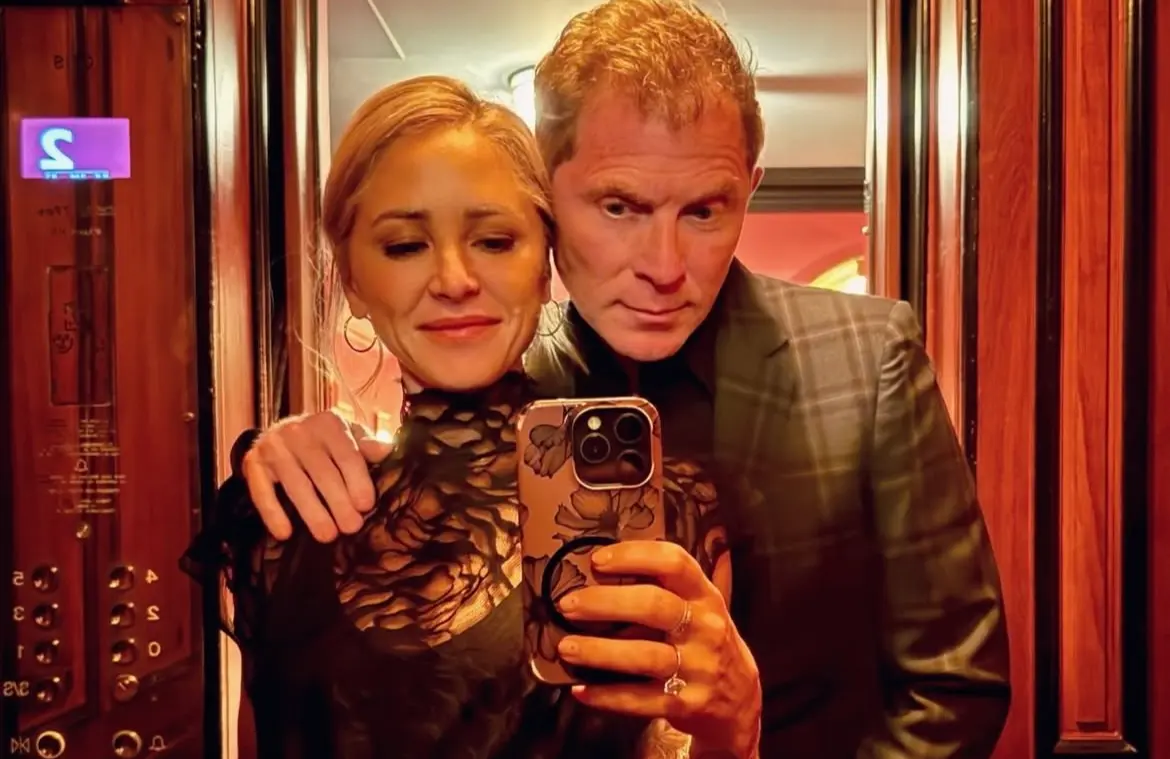 Bobby Flay and Brooke Williamson (Image via Instagram/@chefbrookew)