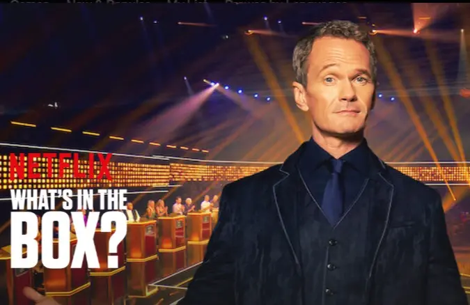 Neil Patrick Harris, host of Netflix’s Whats In the Box? (Image via Netflix)