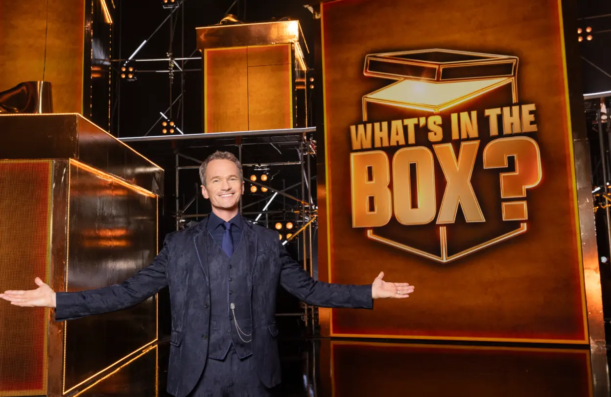 Neil Patrick Harris, host of Netflix’s ‘Whats In the Box?’ (Image via Netflix)