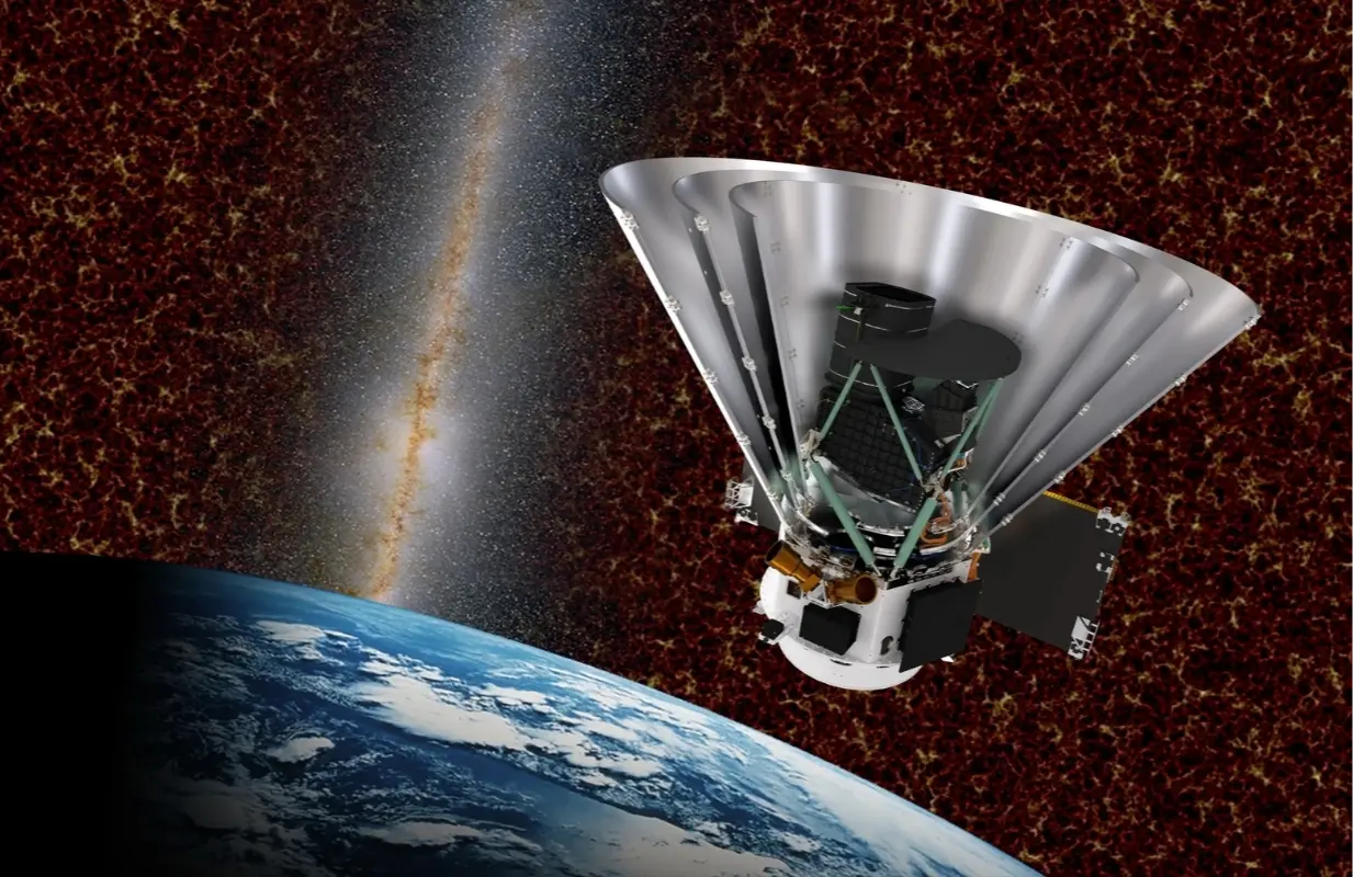 NASA’s Spectro-Photometer for the History of the Universe, Epoch of Reionization and Ices Explorer (SPHEREx) (Image via NASA)