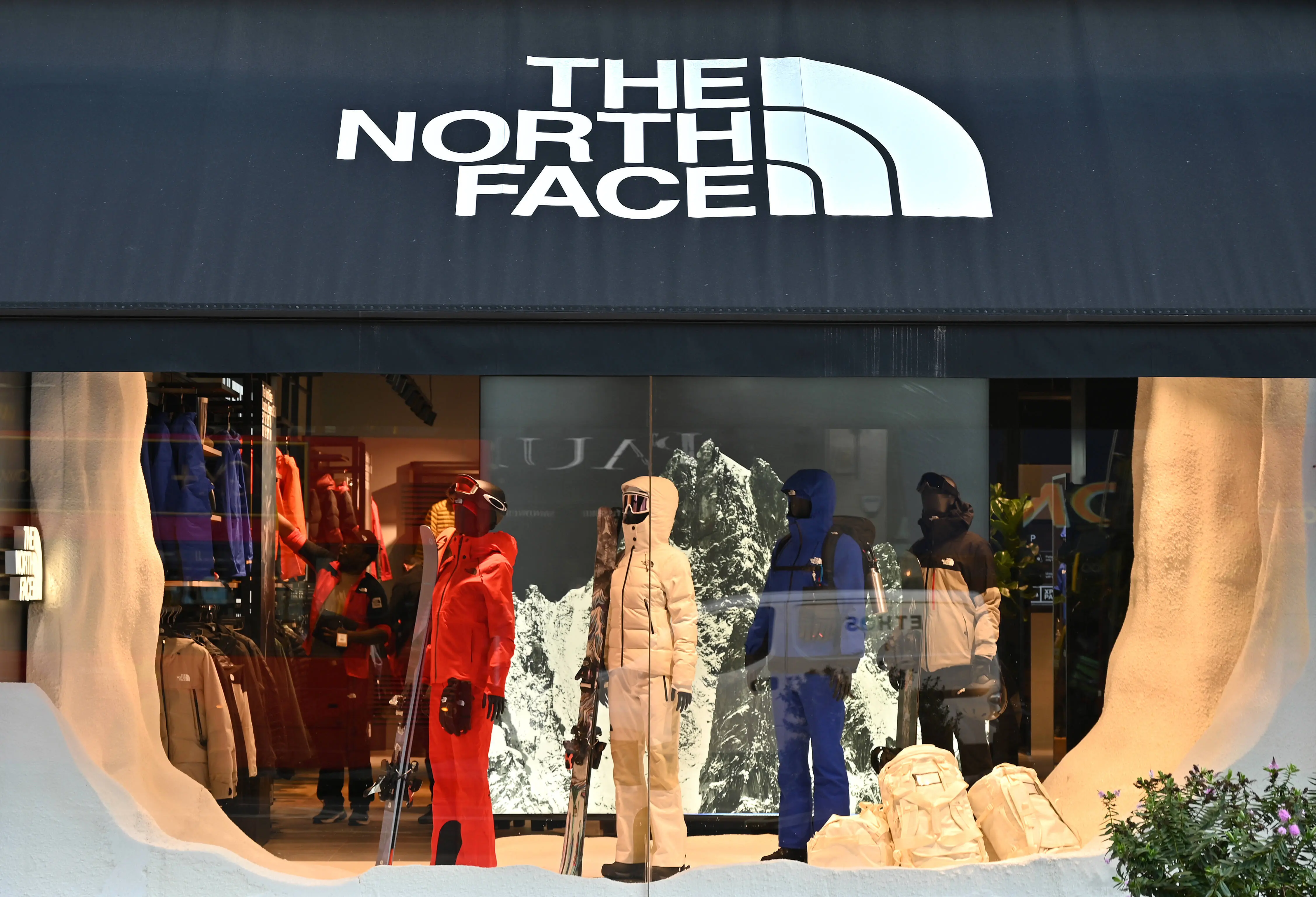 A general exterior view of The North Face outdoor clothing fashion retail store in Regent Street on January 09, 2025 in London, England. (Photo by John Keeble/Getty Images)
