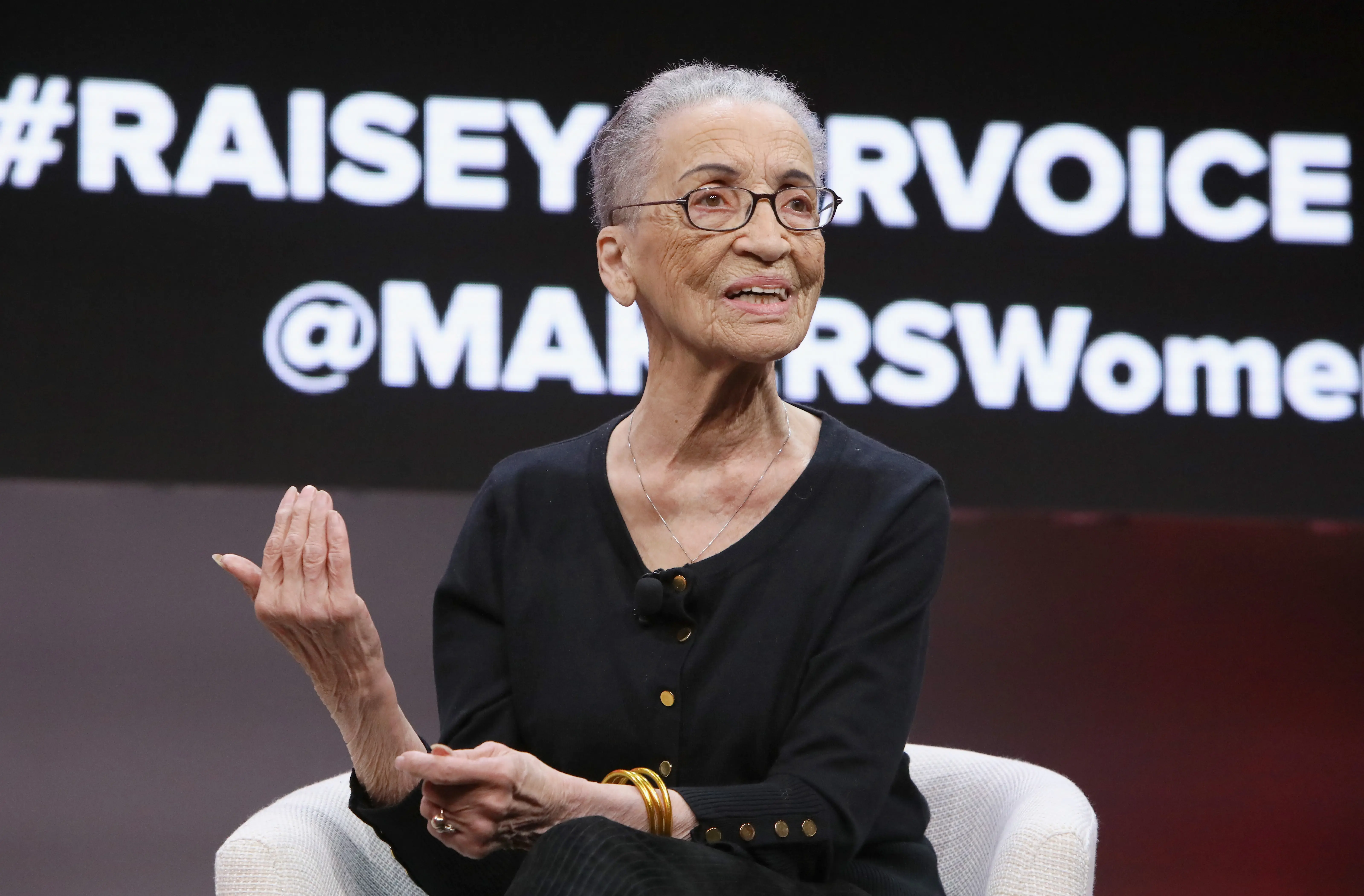 Betty Reid Soskin served in the US Air Force in the past and was the author of a memoir (Image via Getty)