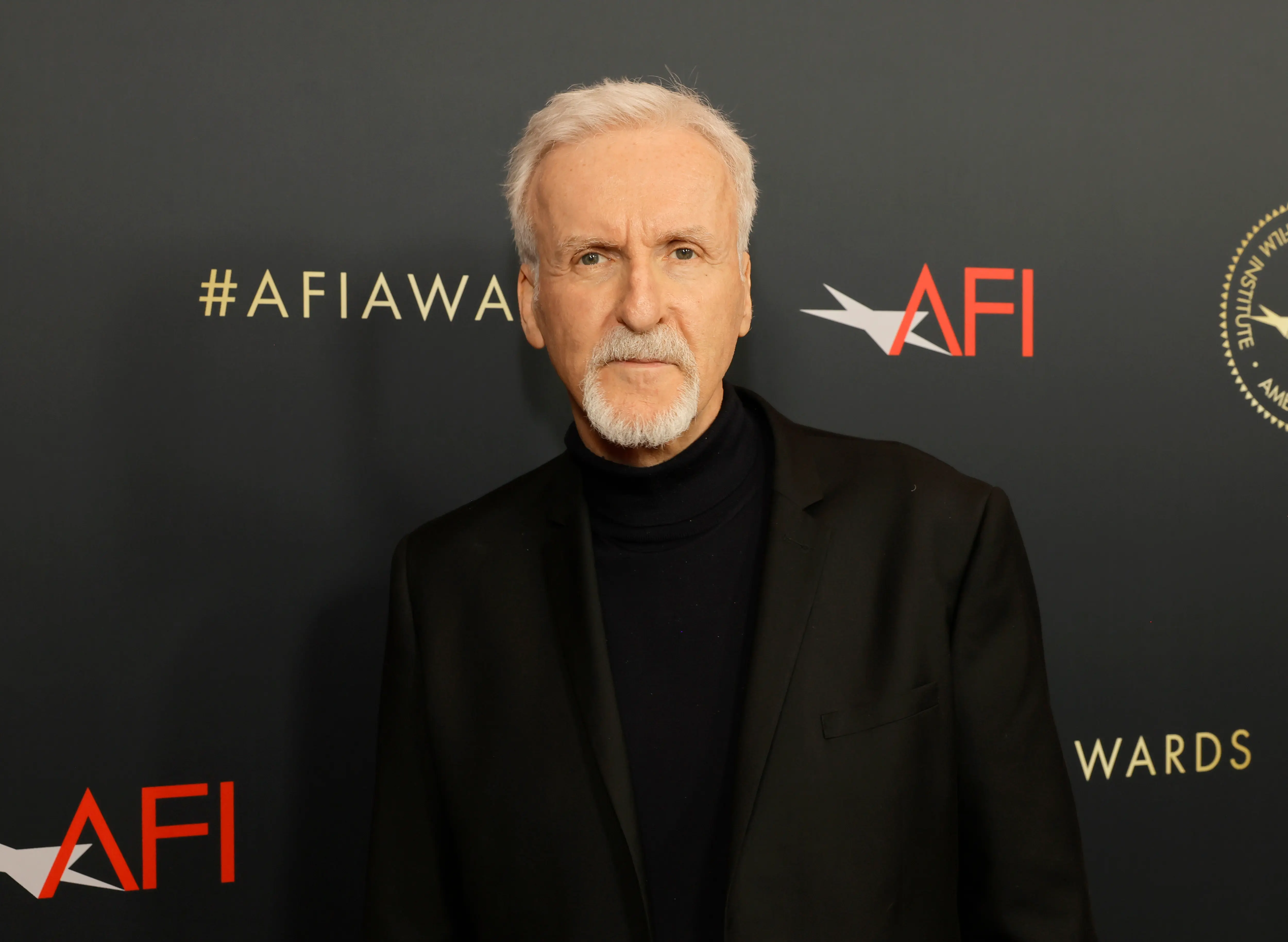 LOS ANGELES, CALIFORNIA - JANUARY 13: James Cameron attends the AFI Awards Luncheon at Four Seasons Hotel Los Angeles at Beverly Hills on January 13, 2023 in Los Angeles, California. (Photo by Kevin Winter/Getty Images)
