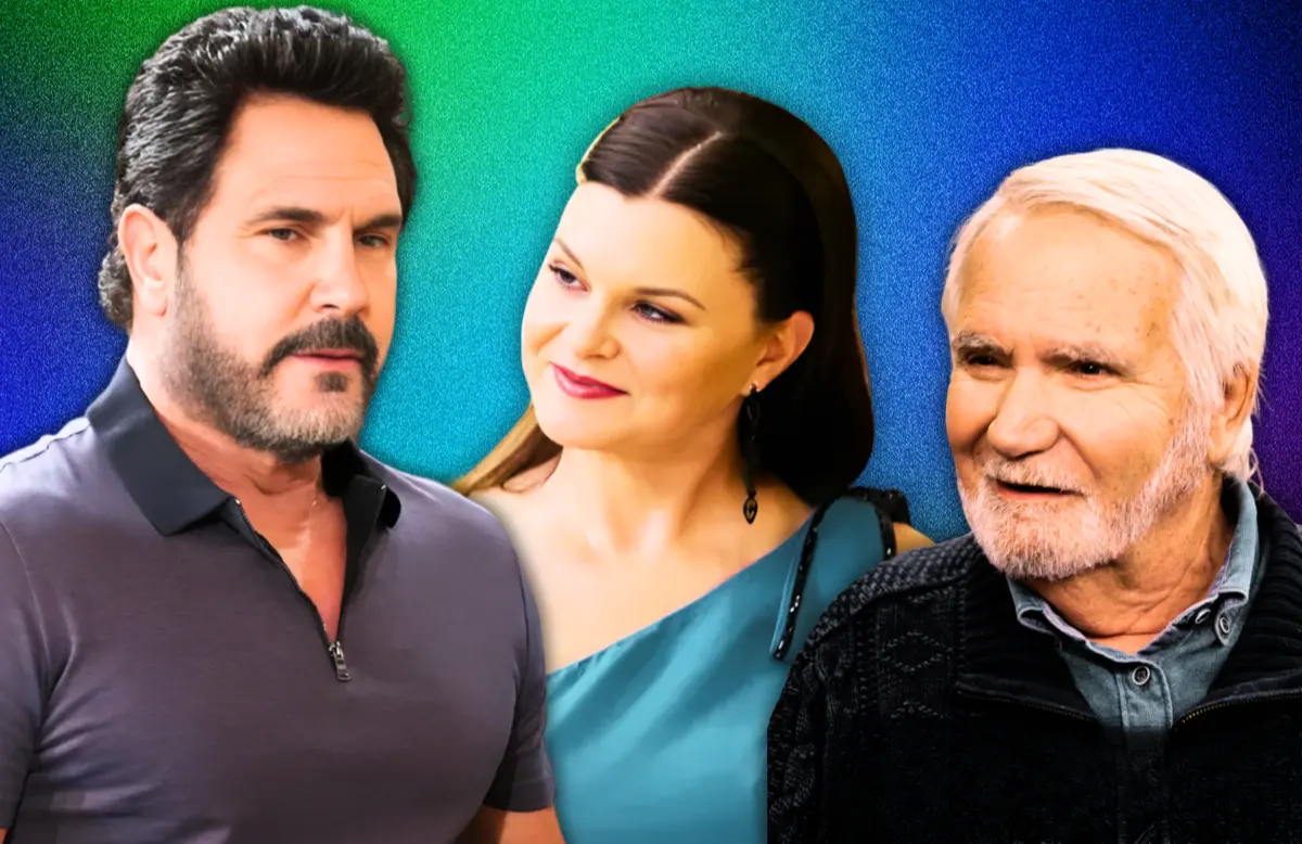 Bill, Katie and Eric from The Bold and the Beautiful [Custom cover edited by Primetimer. Original Images © CBS]