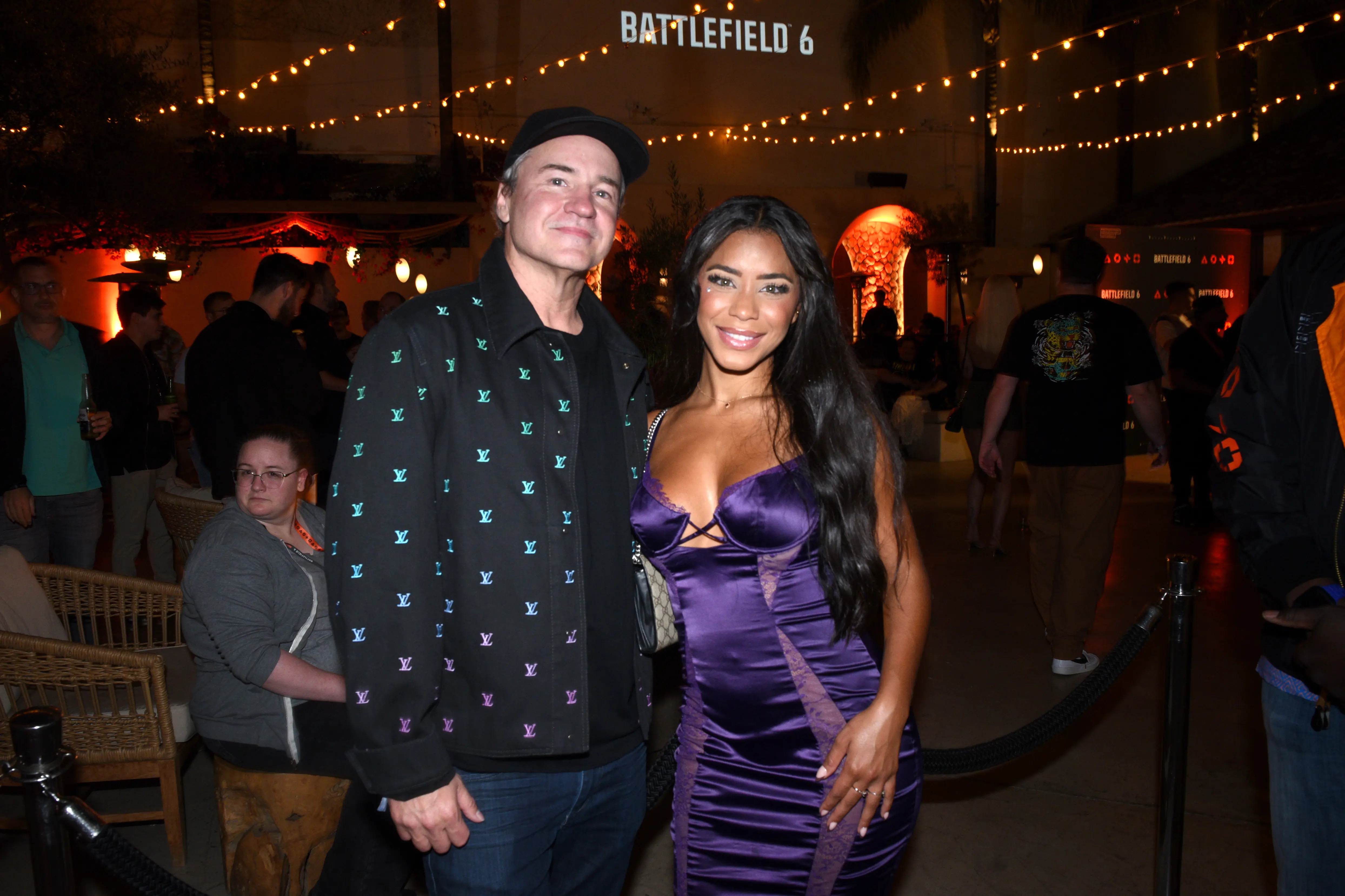 LOS ANGELES, CALIFORNIA - JULY 31: (L-R) Vince Zampella and Amaya Espinal attend the BATTLEFIELD 6 reveal celebration hosted by Electronic Arts and Battlefield Studios at Sunset Room Hollywood on July 31, 2025 in Los Angeles, California. (Photo by Vivien Killilea/Getty Images for EA Entertainment)