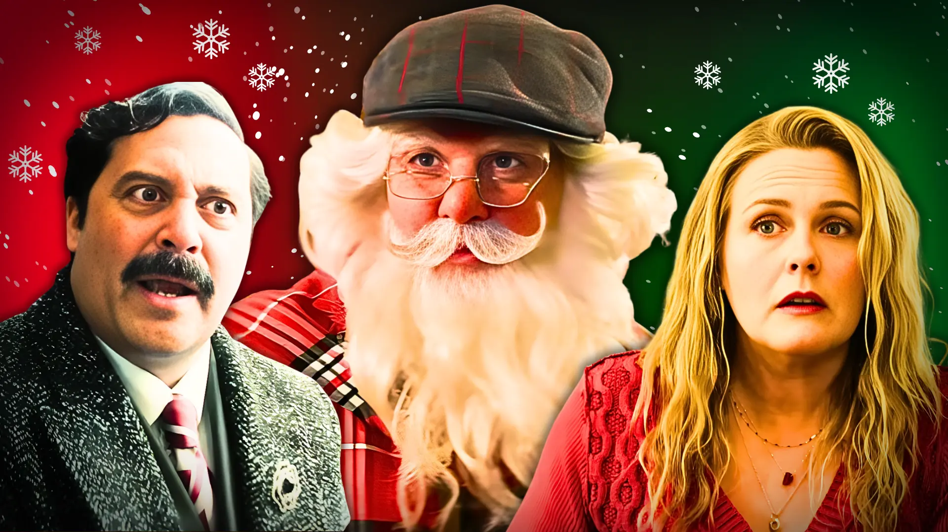 Characters from Champagne Problems, My Secret Santa and A Merry Little Ex-Mas (Custom cover edited by Primetimer, Original Image ©️Netflix)