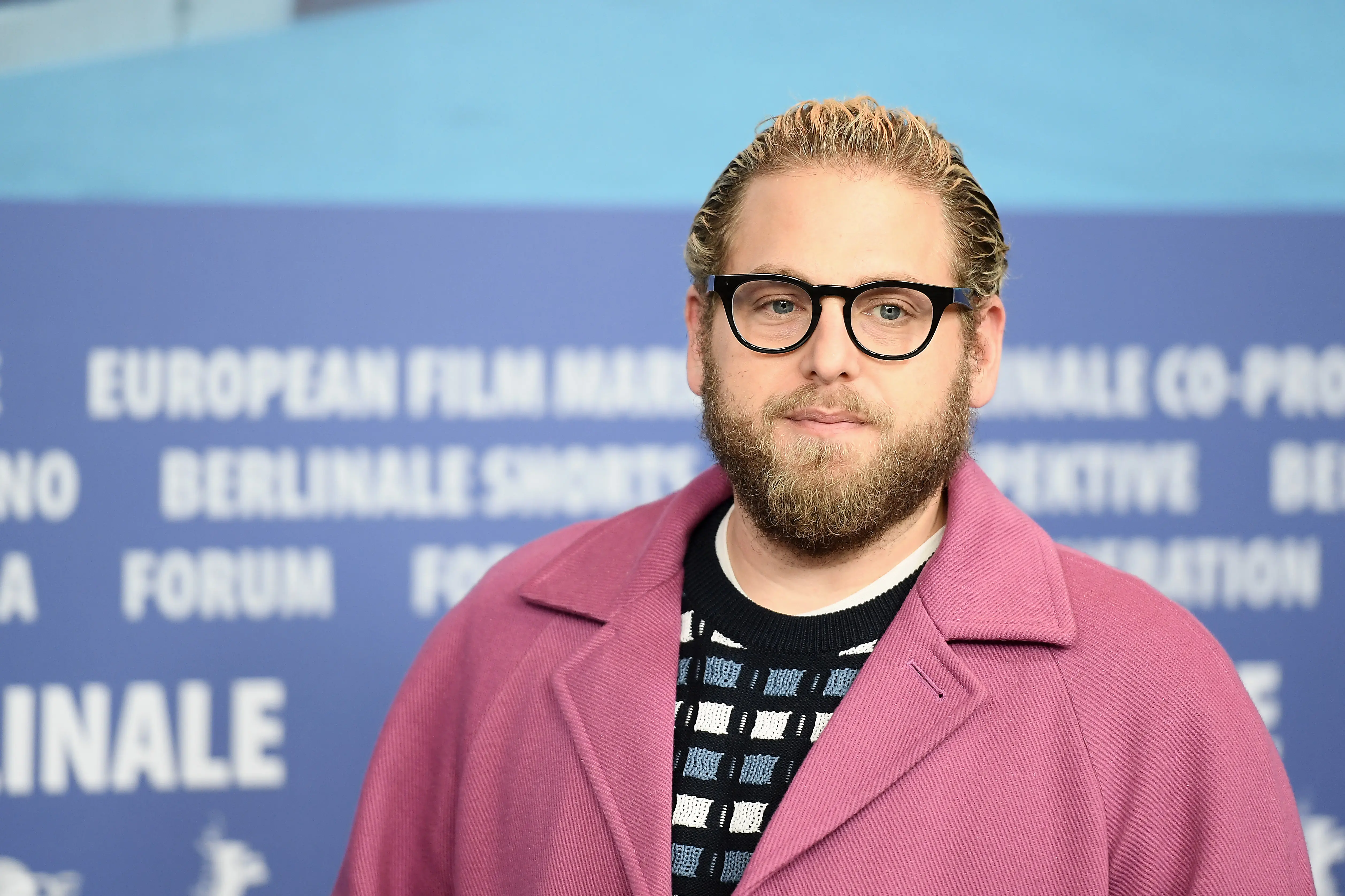 BERLIN, GERMANY - FEBRUARY 10: Jonah Hill attends the "Mid 90's" press conference during the 69th Berlinale International Film Festival Berlin at Grand Hyatt Hotel on February 10, 2019 in Berlin, Germany. (Photo by Matthias Nareyek/Getty Images)