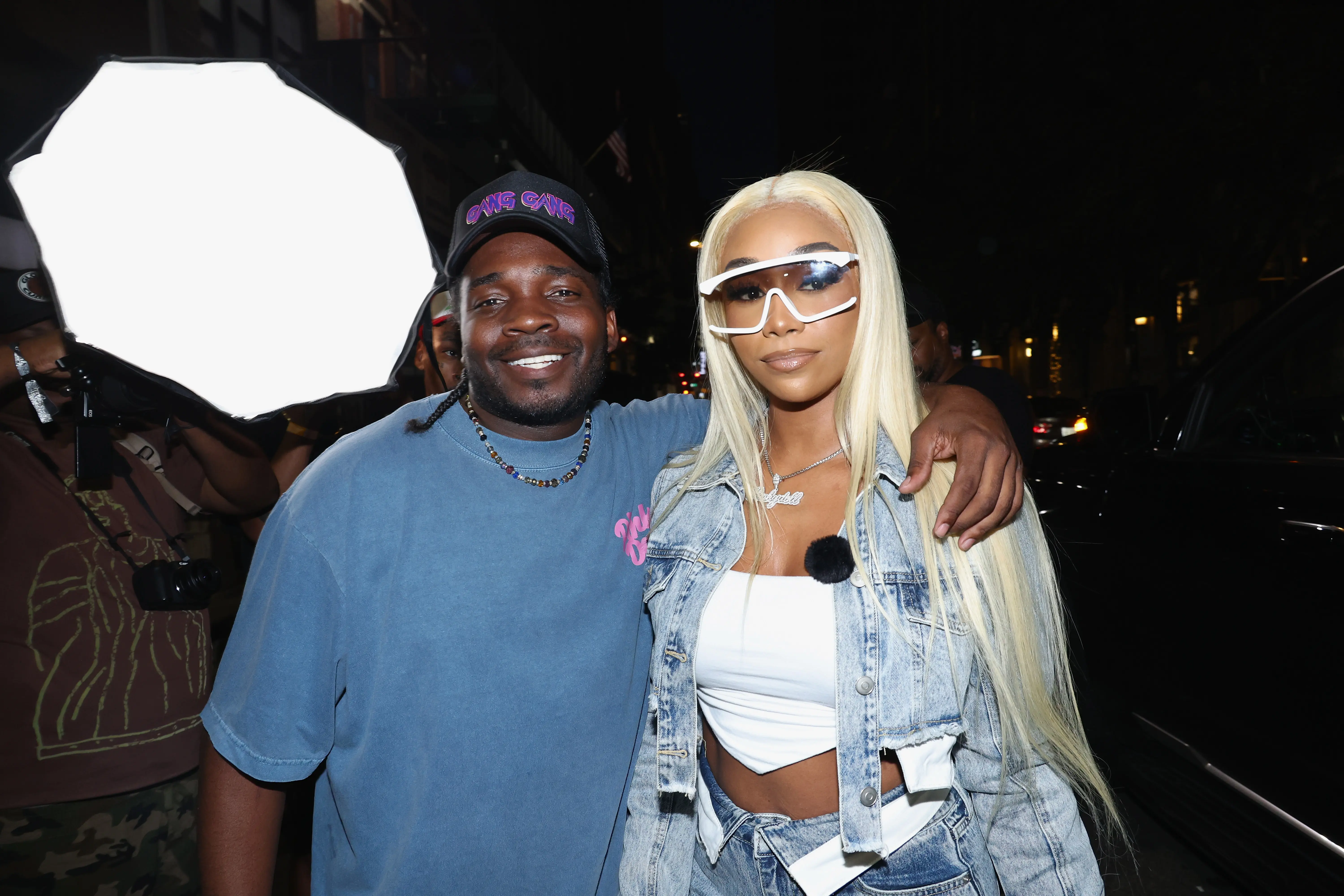 Love &amp; Hip Hop: Miami stars Jaquae and PinkyDoll attend PinkyDoll's Video Game Release Party on July 15, 2025 in New York City.  (Photo by Johnny Nunez/WireImage)