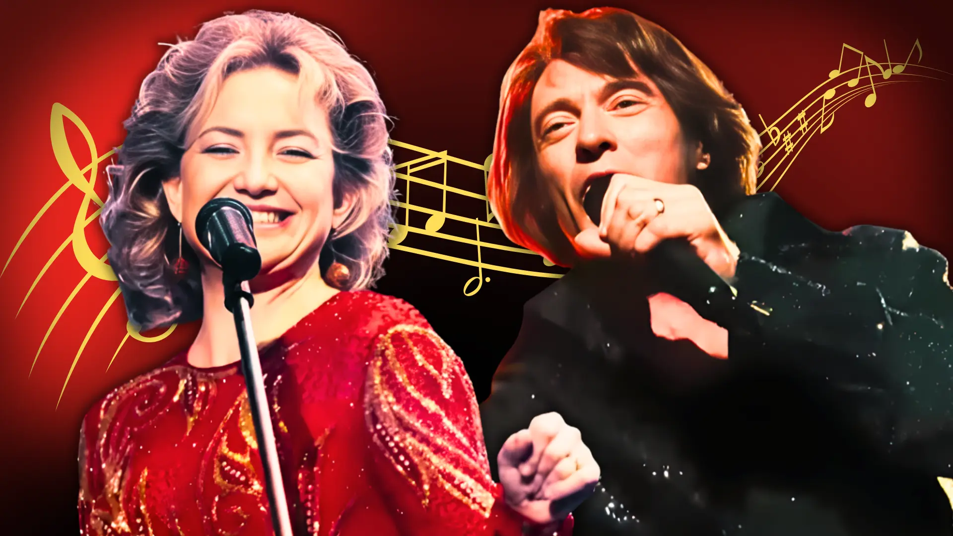 Kate Hudson and Hugh Jackman in Song Sung Blue (Custom cover edited by Primetimer, Original Image ©️Focus Features)