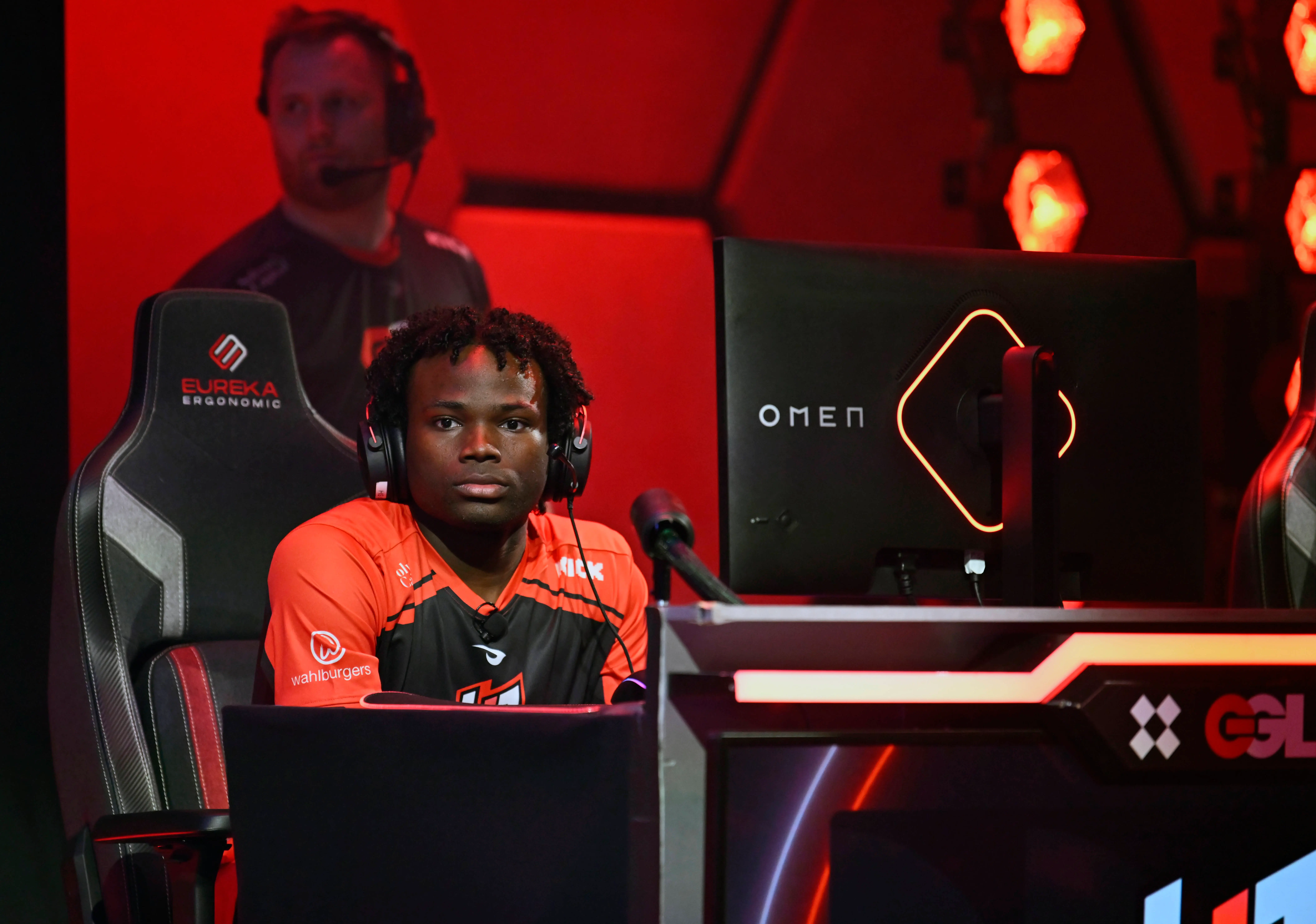 LAS VEGAS, NEVADA - AUGUST 10: Kanel Joseph competes during the Global Gaming League's Everybody Games competition at HyperX Esports Arena Las Vegas at Luxor Hotel and Casino on August 10, 2024 in Las Vegas, Nevada. (Photo by Bryan Steffy/Getty Images for The Global Gaming League)