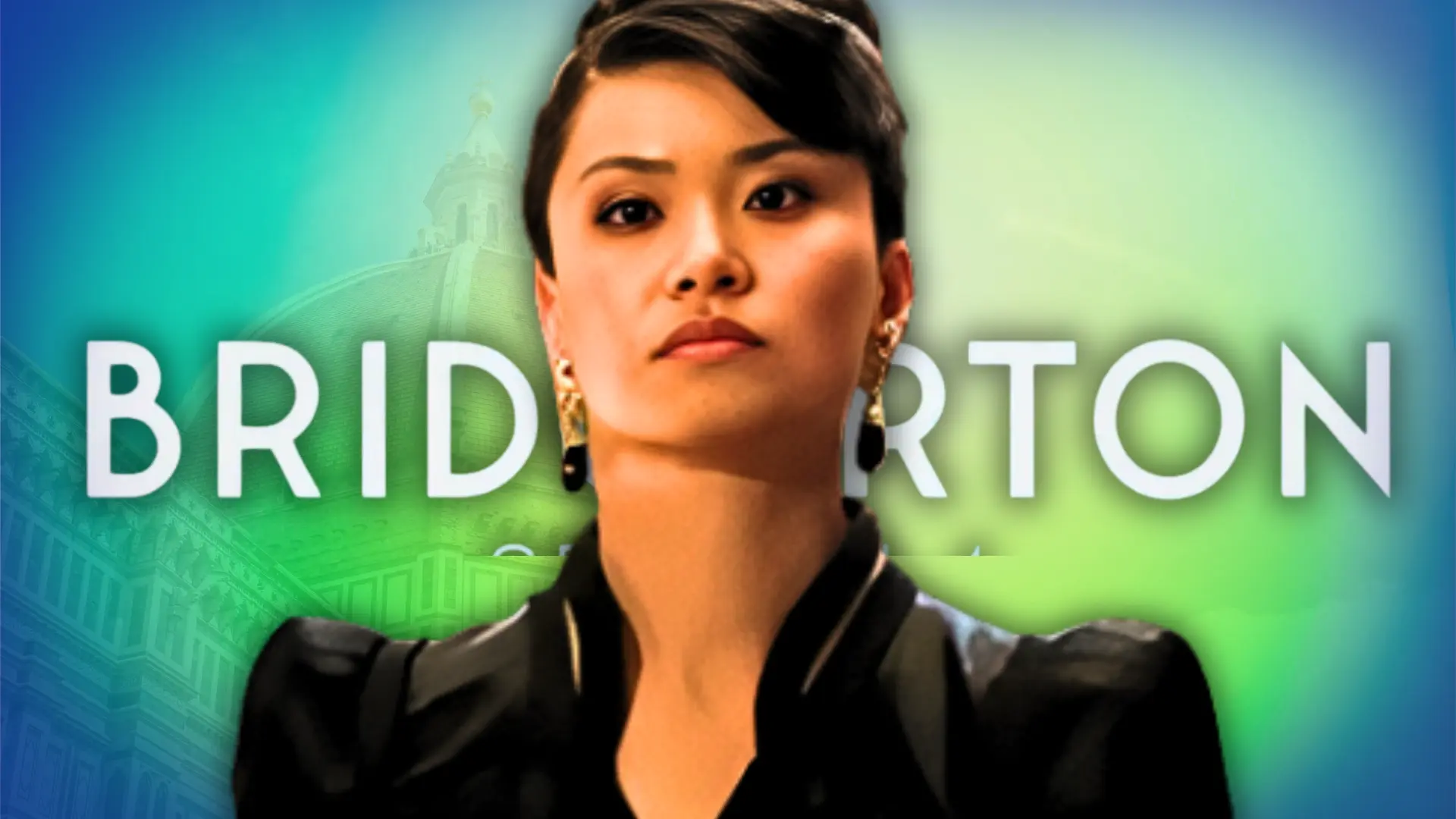 Katie Leung in Bridgerton season 4 (Custom cover by PRIMETIMER, Original Image [YouTube/Netflix])