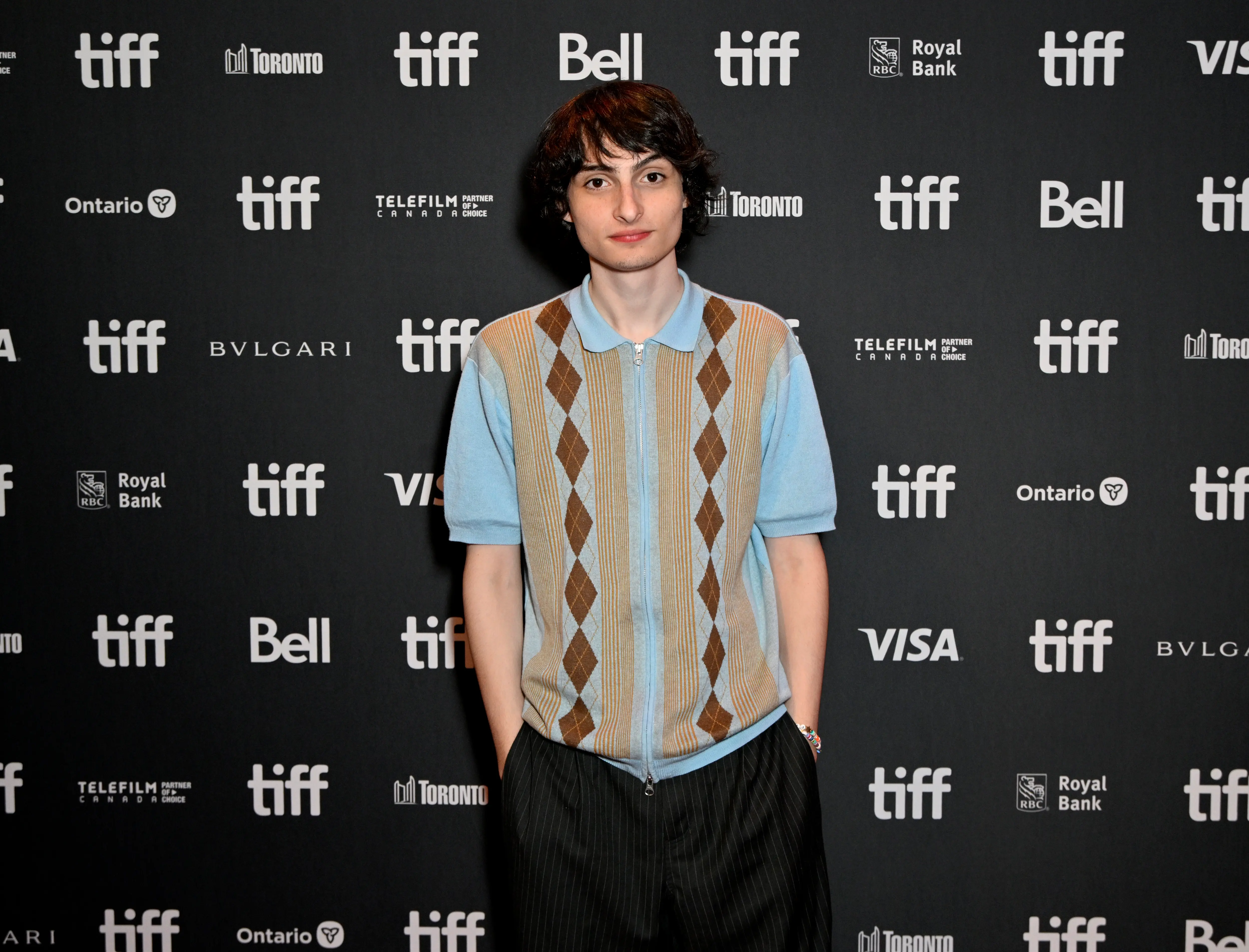 Finn Wolfhard attends the "Hell Of A Summer" premiere during the 2023 Toronto International Film Festival at Scotiabank Theatre on September 11, 2023 in Toronto, Ontario (Image via Getty)