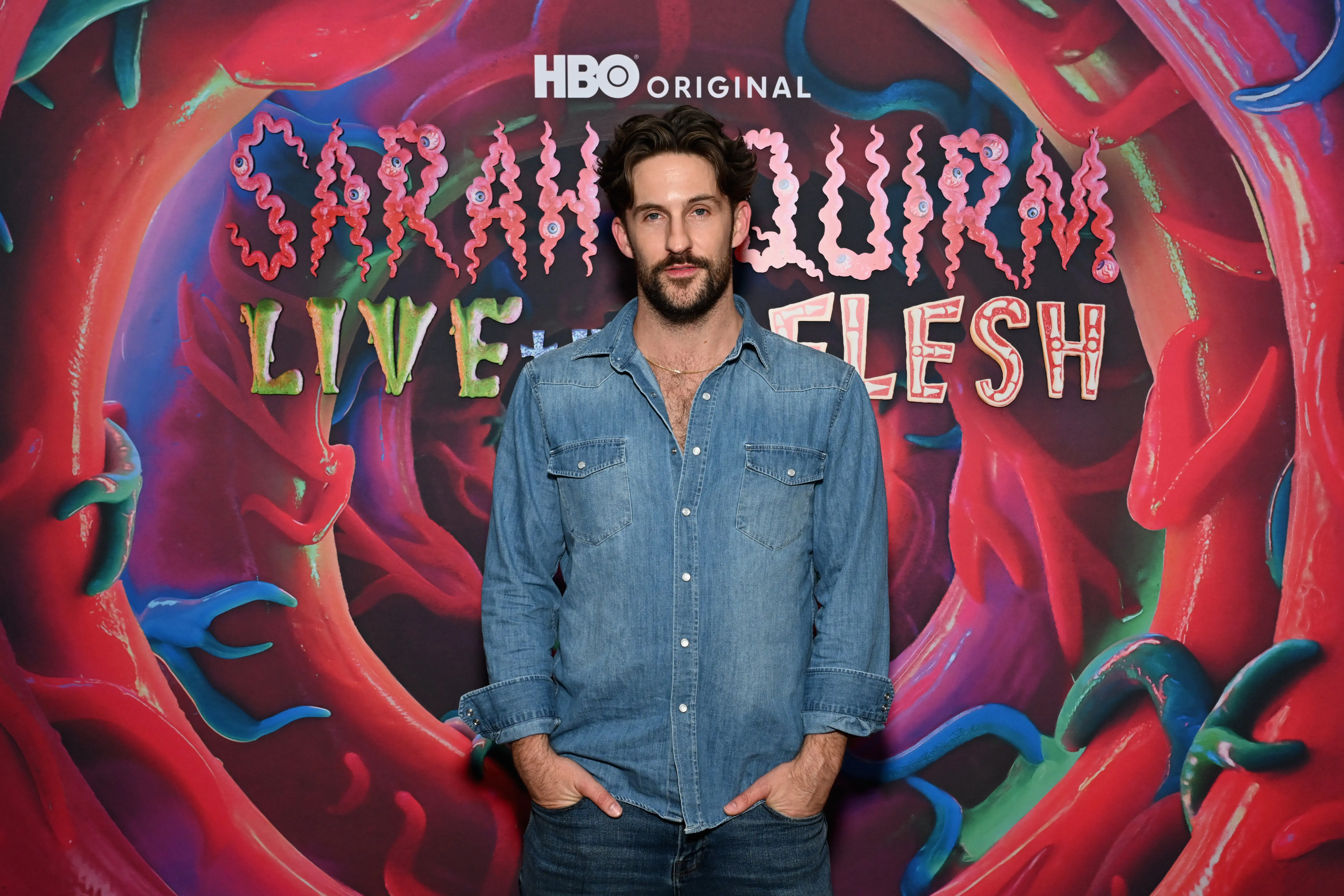 NEW YORK, NEW YORK - DECEMBER 01: Jimmy Fowlieattends HBO's Premiere Screening for Sarah Squirm: Live + In the Flesh at Metrograph on December 01, 2025 in New York City. (Photo by Slaven Vlasic/Getty Images for HBO)