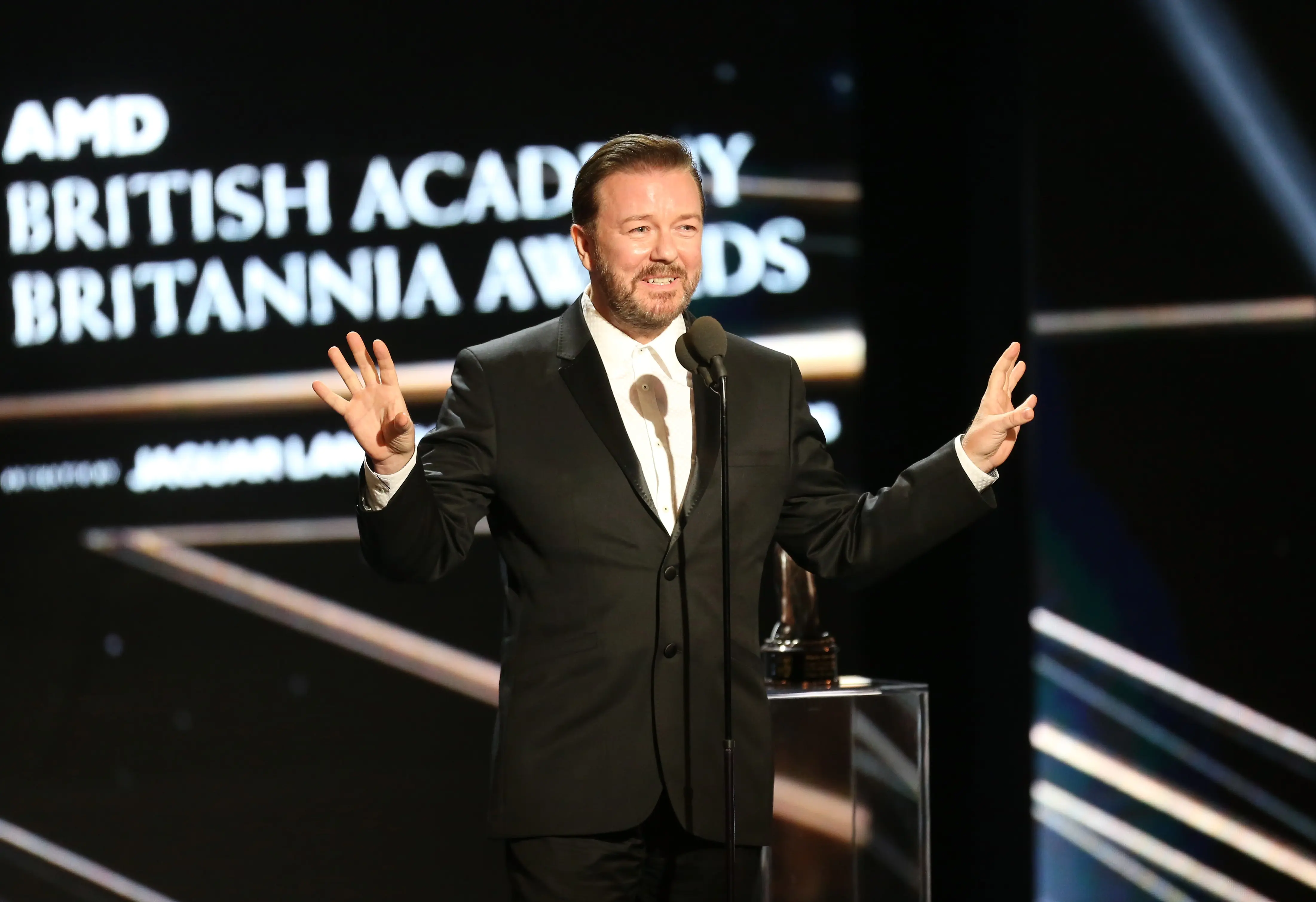 Is Ricky Gervais mocking the Grammys for their Political speeches ...