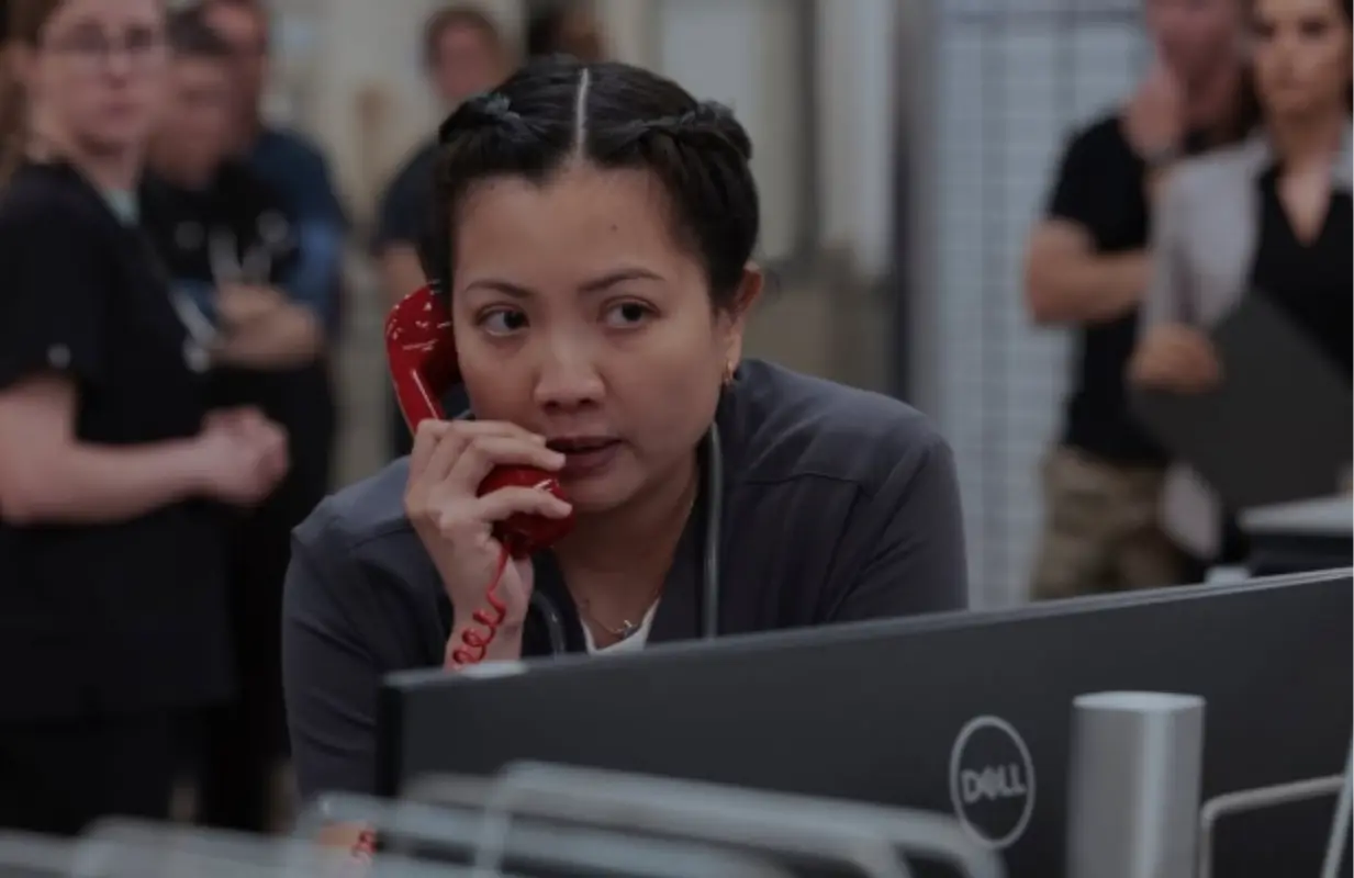 The Pitt season 2 episode 9 preview: Mel's deposition looms as her sister  shows up at the hospital at the worst possible time - PRIMETIMER