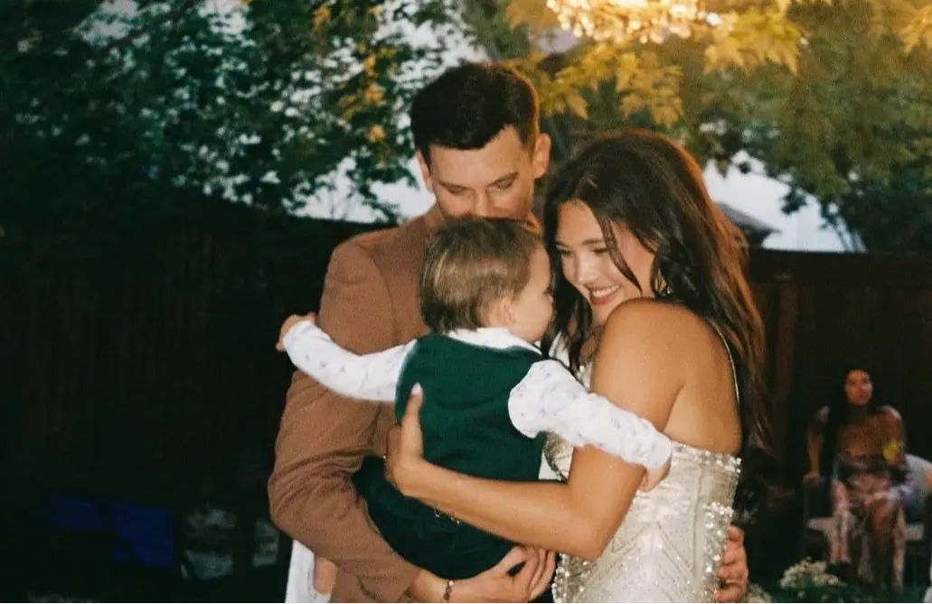 giannina gibelli wedding dress designer Giannina Gibelli Stuns in Crystal Dress at Wedding Reception