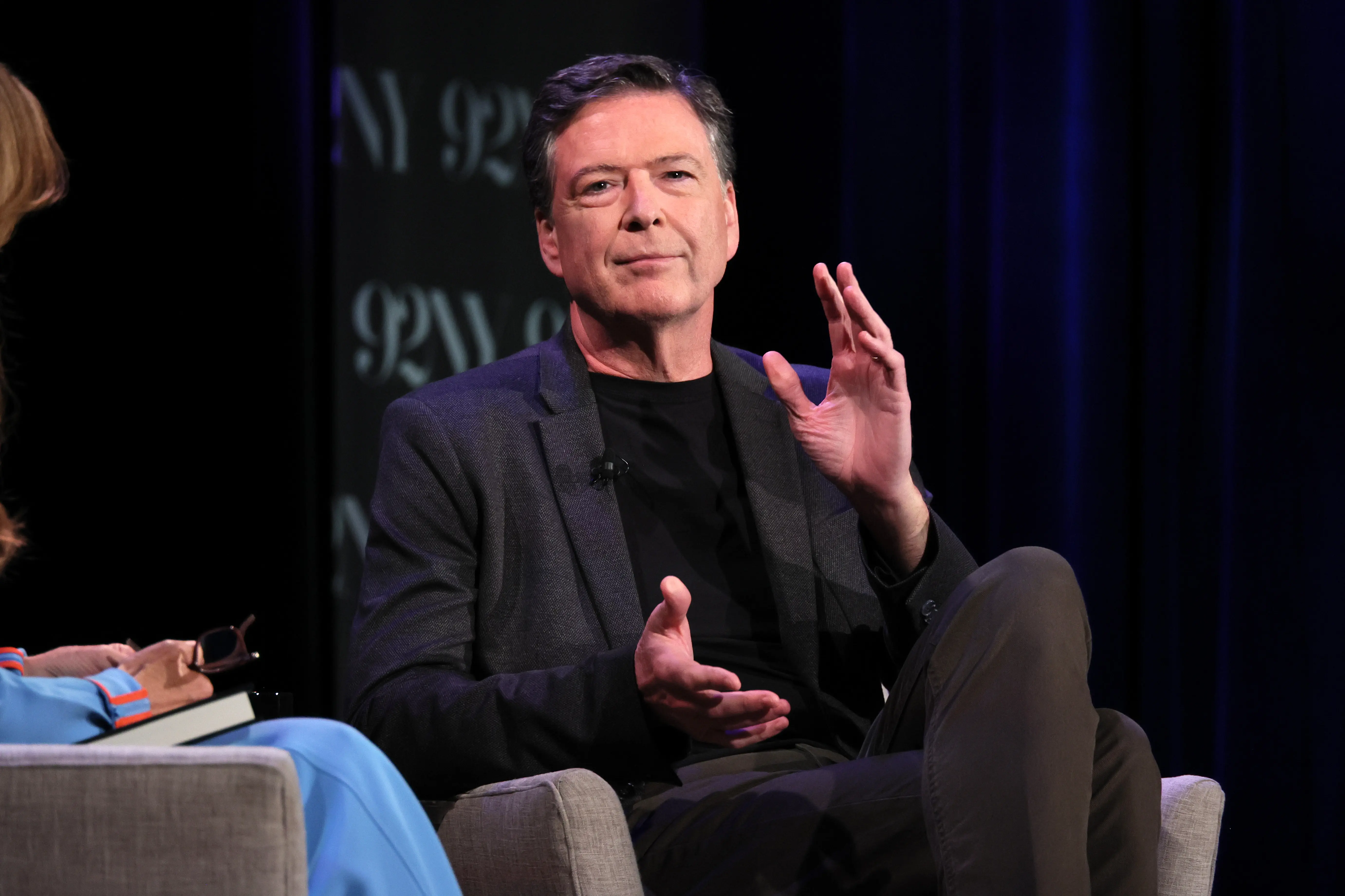 Ex-FBI Director James Comey recalls his wife accidentally pressed an emergency button after drinking, causing agents in their underwear to appear