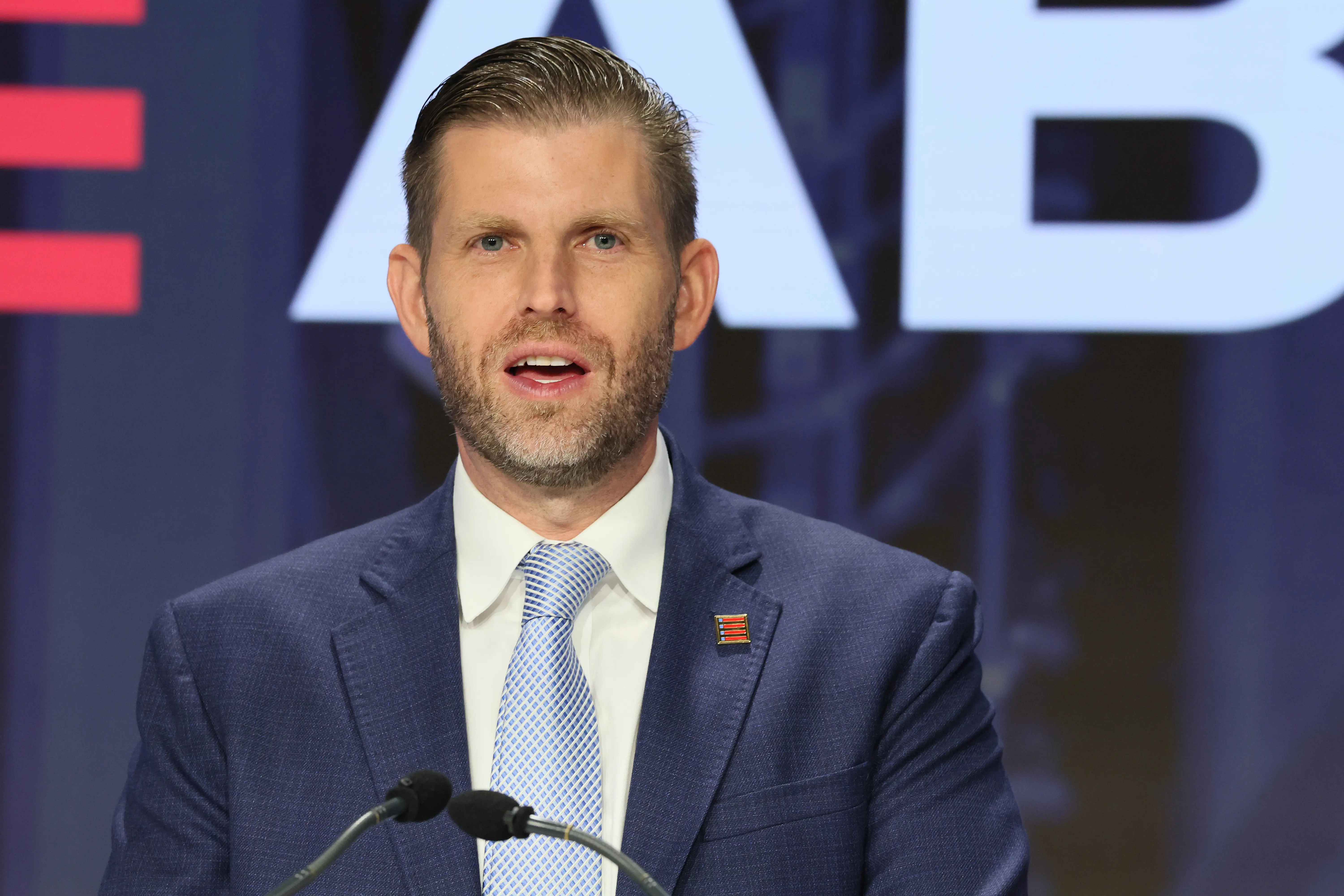 Is Palm Beach airport being renamed? (In frame - Eric Trump) - Source: Getty