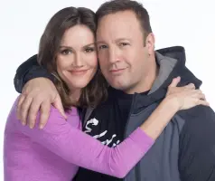 Erinn Hayes and Kevin James in Kevin Can Wait on CBS