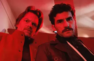 Florin Piersic Jr. and Corneliu Ulici star in Comrade Detective, with an assist from Channing Tatum and Joseph Gordon-Levitt (Amazon)