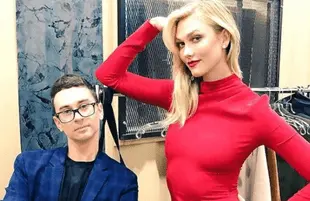 Christian Siriano and Karlie Kloss in Project Runway (Bravo)