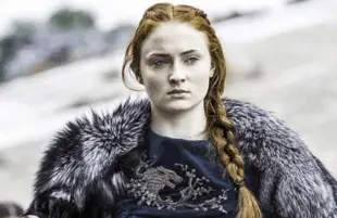 Sansa Stark (Sophie Turner) on Game of Thrones