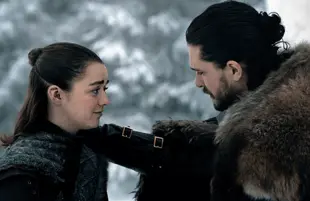 Arya and Jon Snow reunite on the latest Game of Thrones
