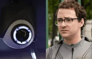 Dangerboat (voiced by  Alan Tudyk) and Arthur (Griffin Newman) in The Tick (Amazon)