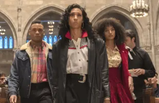 Ryan Jamaal Swain, Mj Rodriguez and Indya Moore in the Season 2 premiere of Pose (Macall Polay/FX)