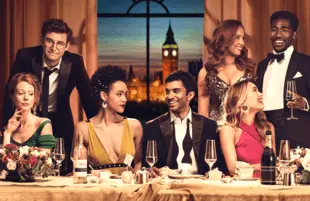 The cast of Hulu's Mindy Kaling-produced Four Weddings and a Funeral limited series adaptation. (Hulu)