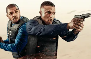Ashley Walters and Noel Clarke star in the buddy-cop-film-inspired series Bulletproof. (CW)