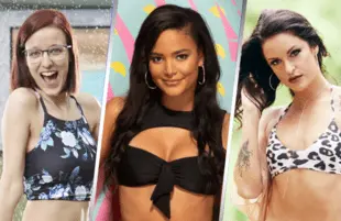 Nicole Anthony of Big Brother, Kyra Green of Love Island and Jenna Brown of Are You the One? (Photos: CBS and MTV) 