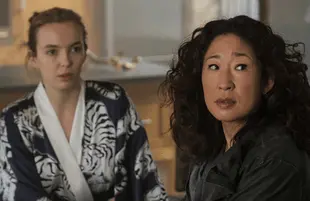 Jodie Comer and Sandra Oh in Killing Eve (BBC America)