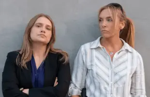 Merritt Wever and Toni Collette as detectives Karen Duvall and Grace Rasmussen  in Unbelievable (Netflix)