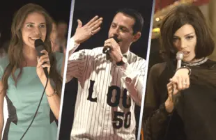  Allison Williams in Girls, Jeremy Strong in Succession, and Jessica Pare in Mad Men (Photos: HBO, AMC)