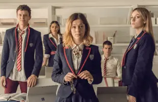 Instagram plays a key role in both the on- and off- screen story telling of the Netflix teen series Élite (Photo: Netflix)