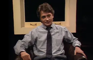 Michael J. Fox in the 1987 Family Ties episode, "A, My Name is Alex." 